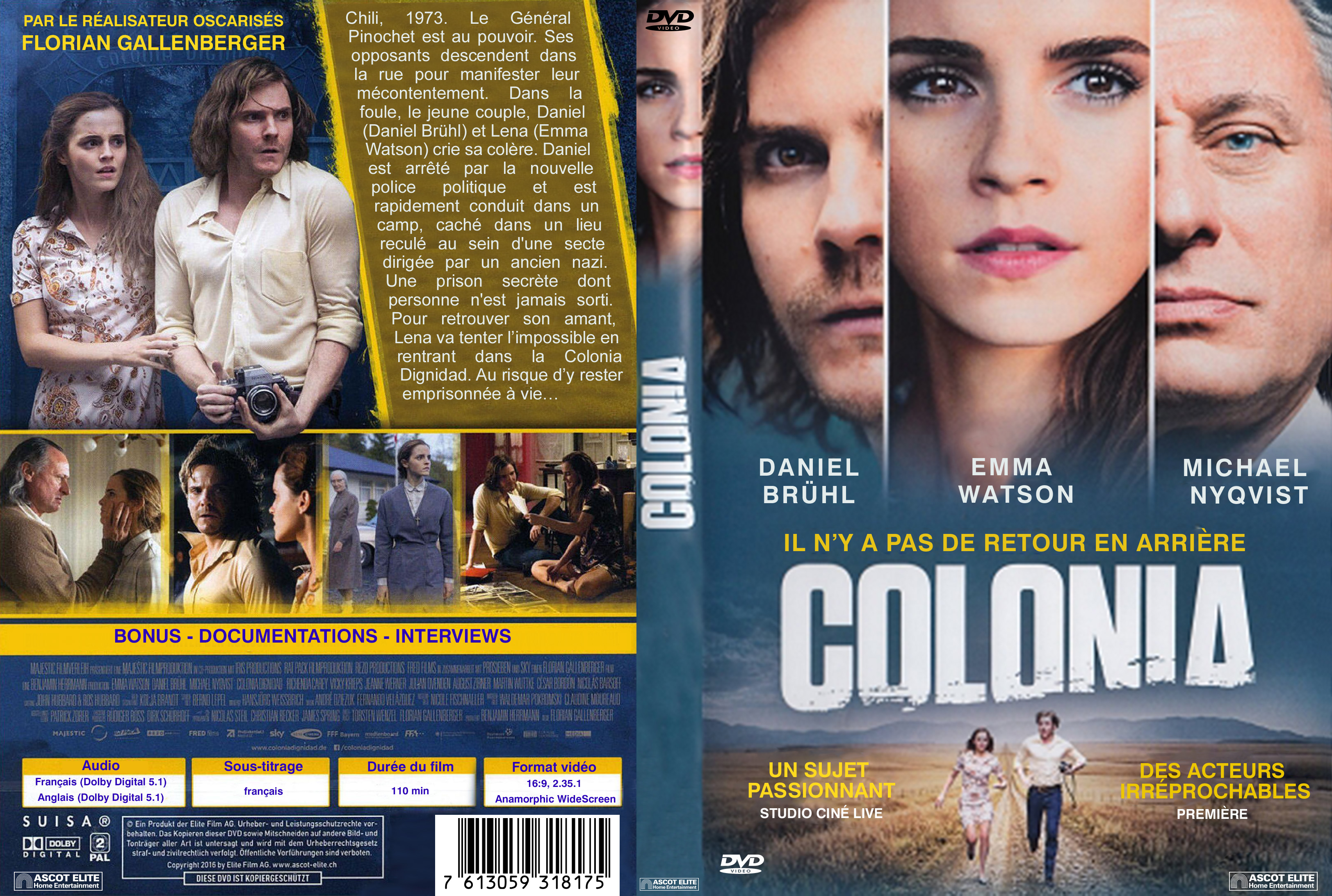 Jaquette DVD Colonia custom