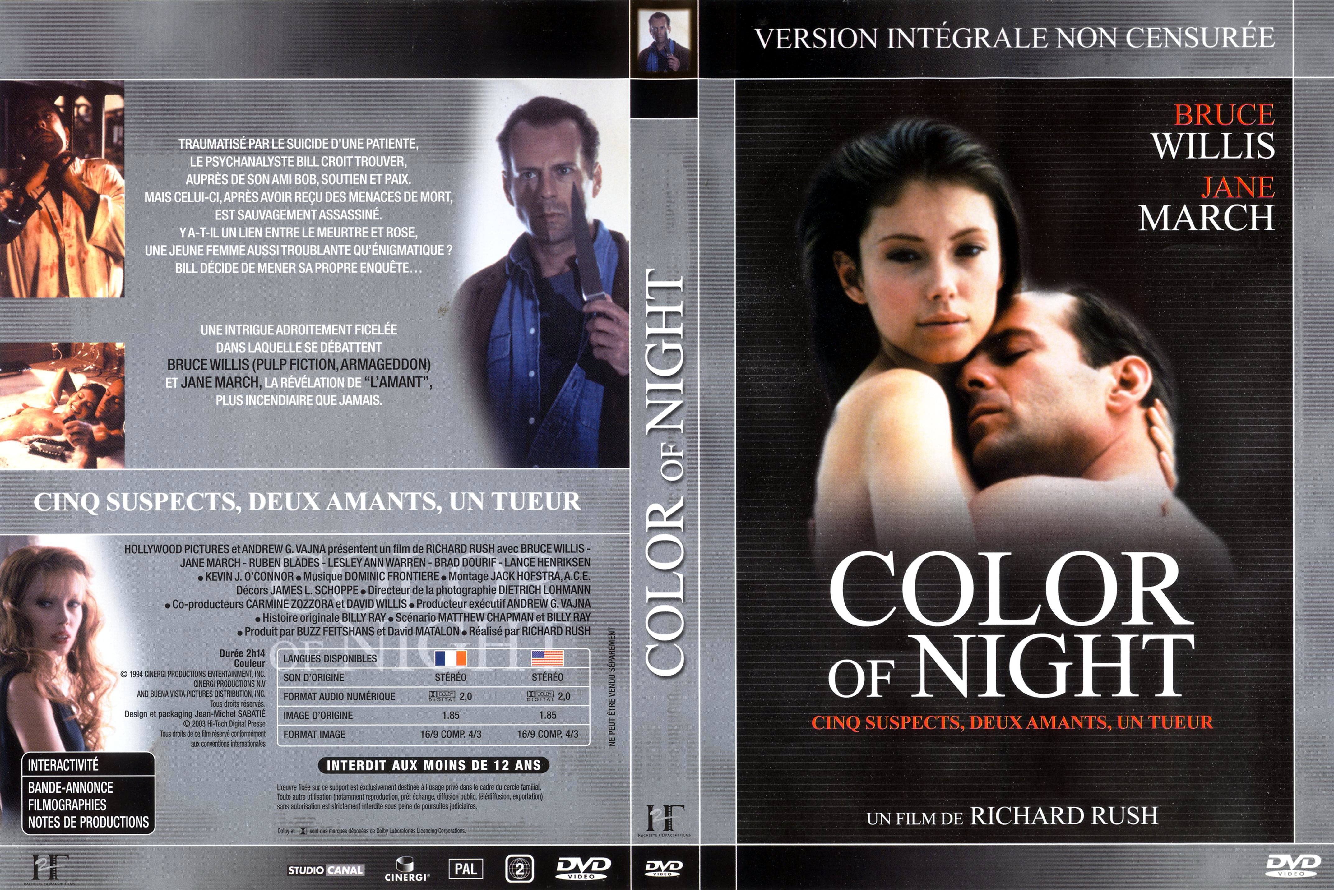 Color of Night Photos : COLOR OF NIGHT, Bruce Willis, 1994, � Bue...