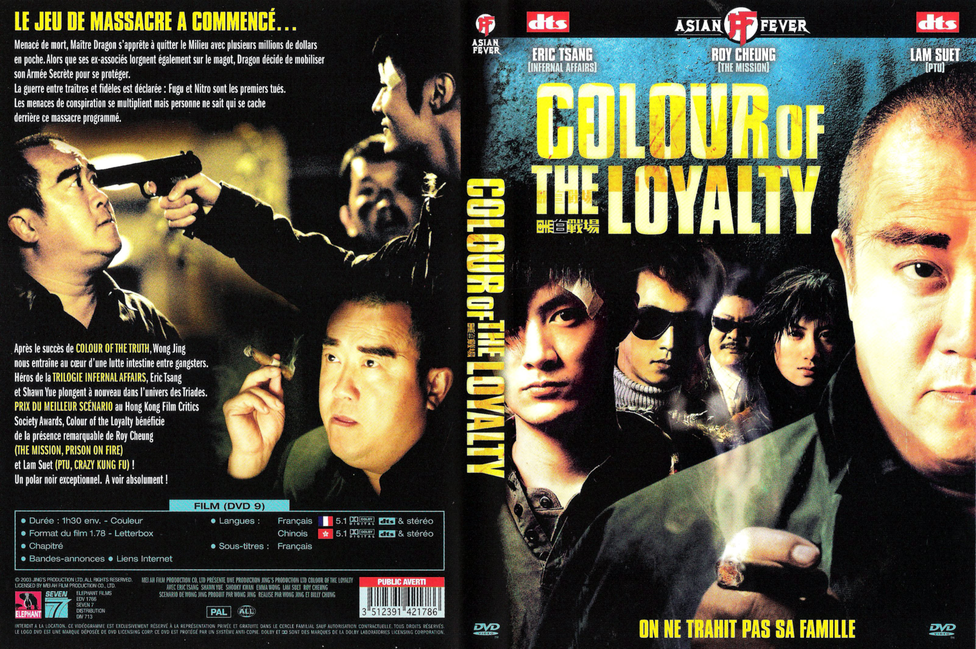 Jaquette DVD Colour of the loyalty