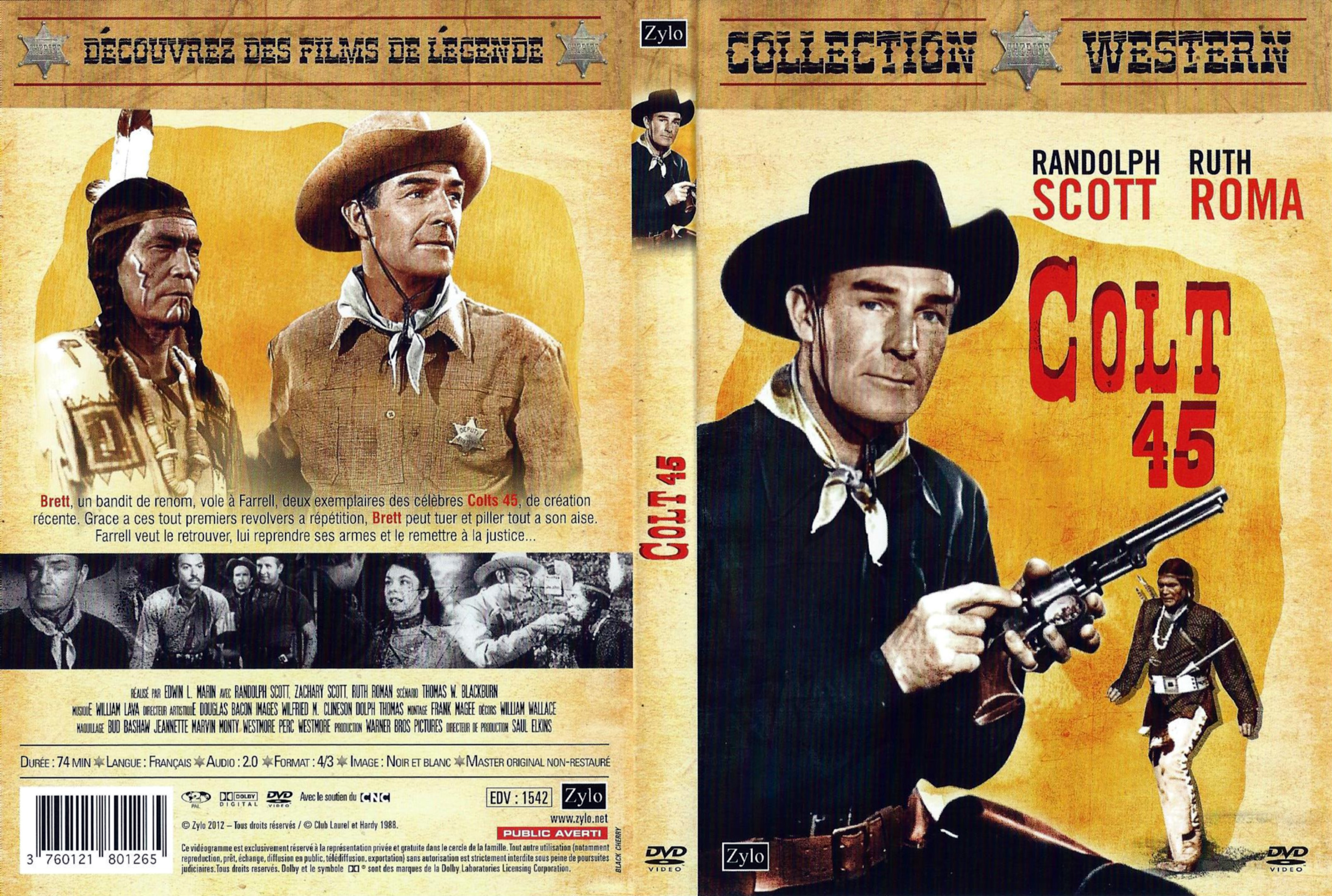 Jaquette DVD Colt .45