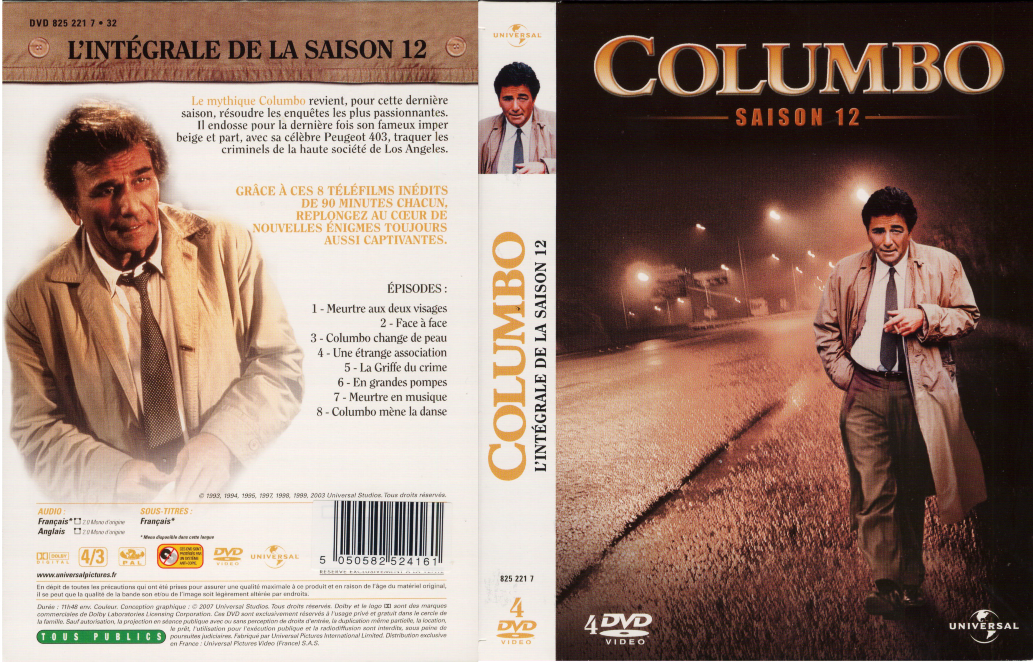 Jaquette DVD Columbo Saison 12 COFFRET