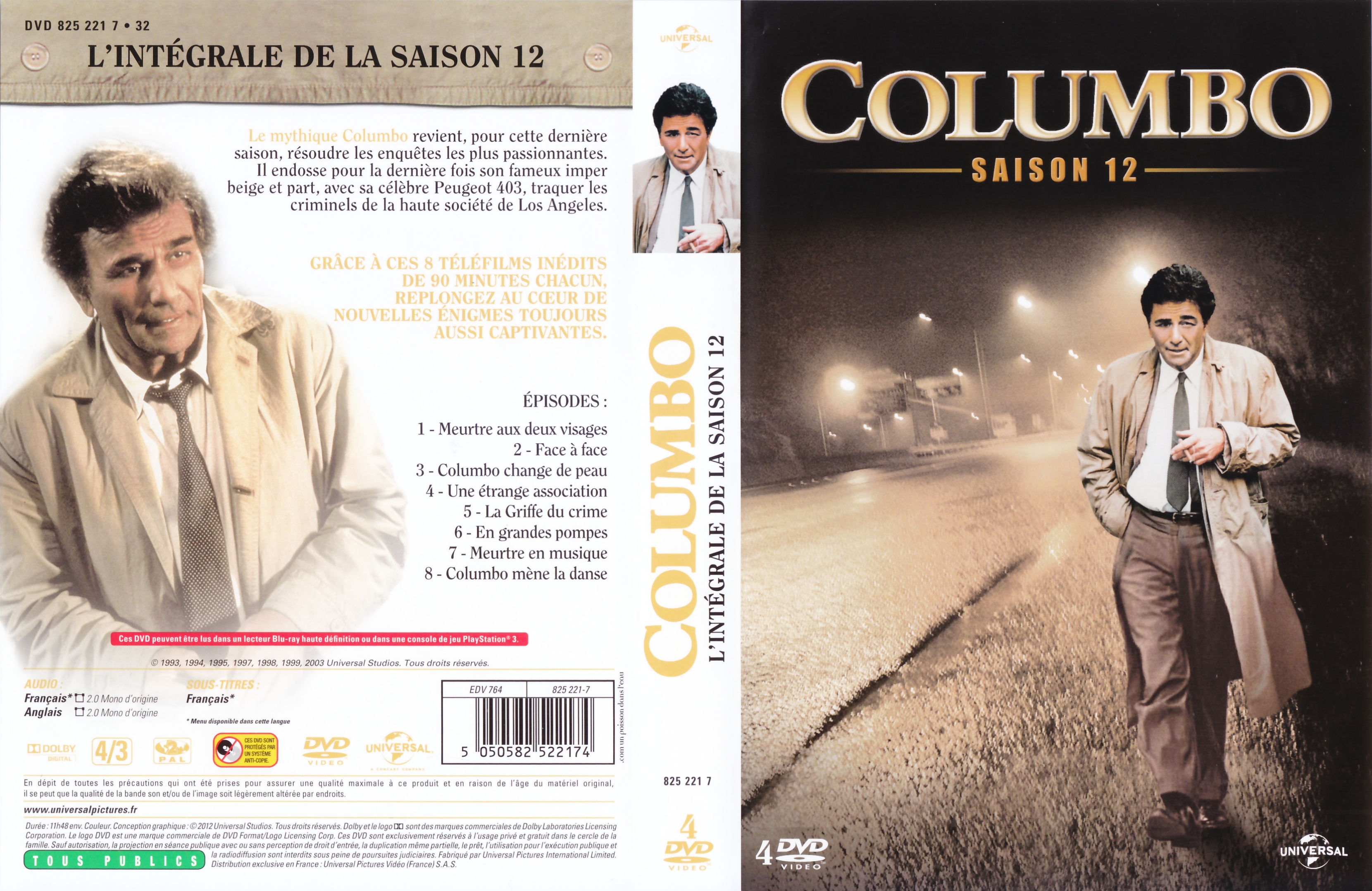 Jaquette DVD Columbo Saison 12 COFFRET V2
