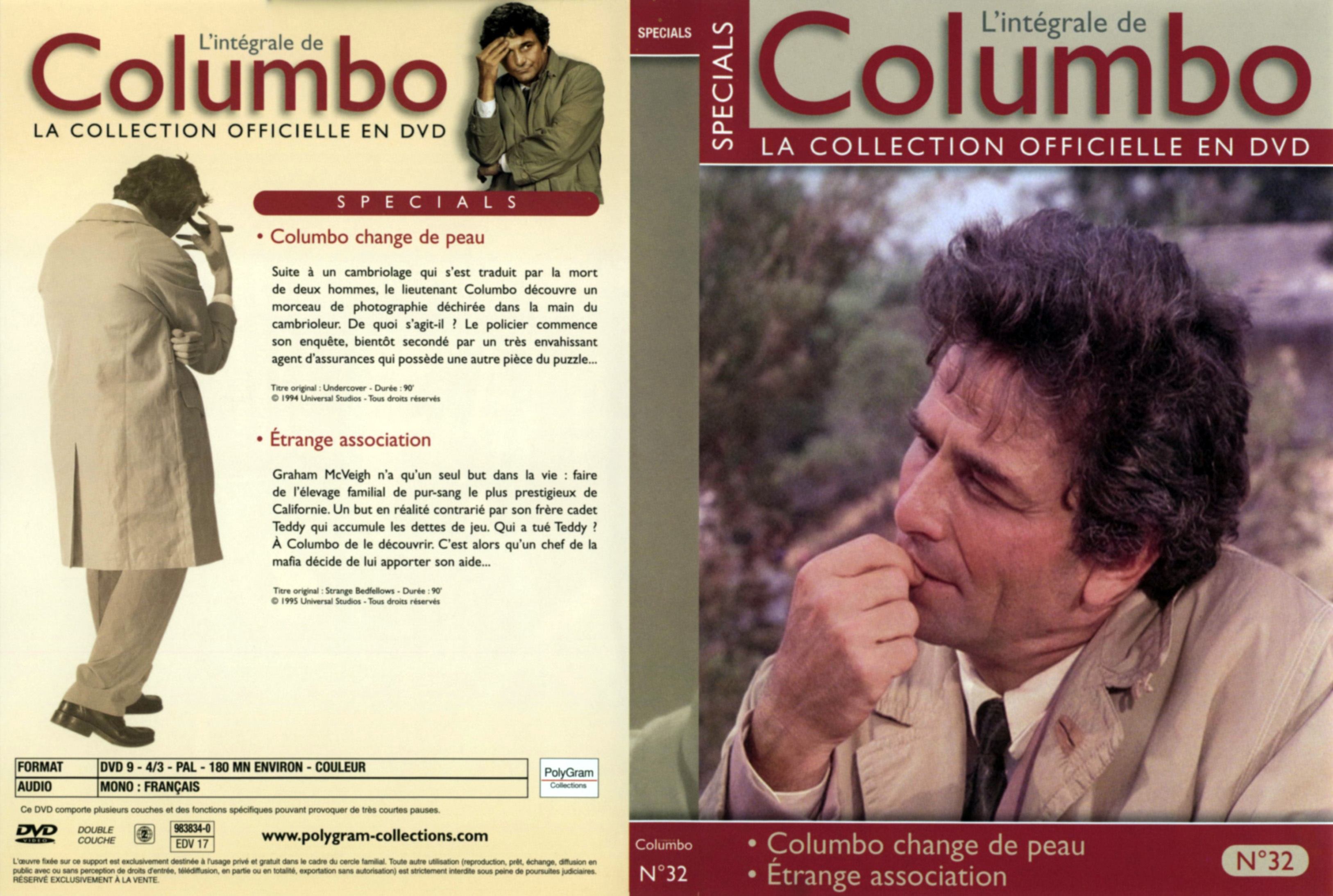 Jaquette DVD Columbo Specials vol 32