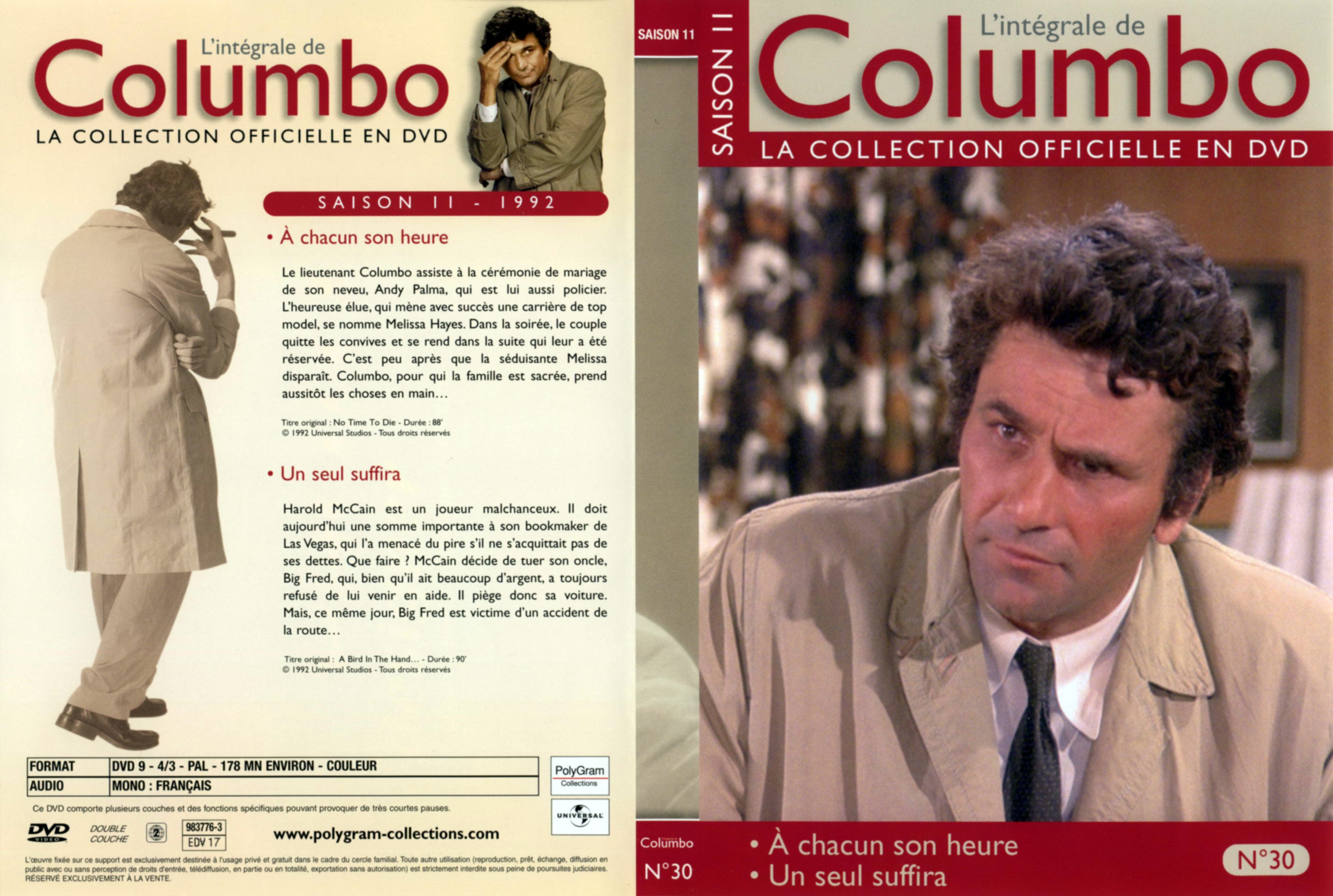 Jaquette DVD Columbo saison 11 vol 30