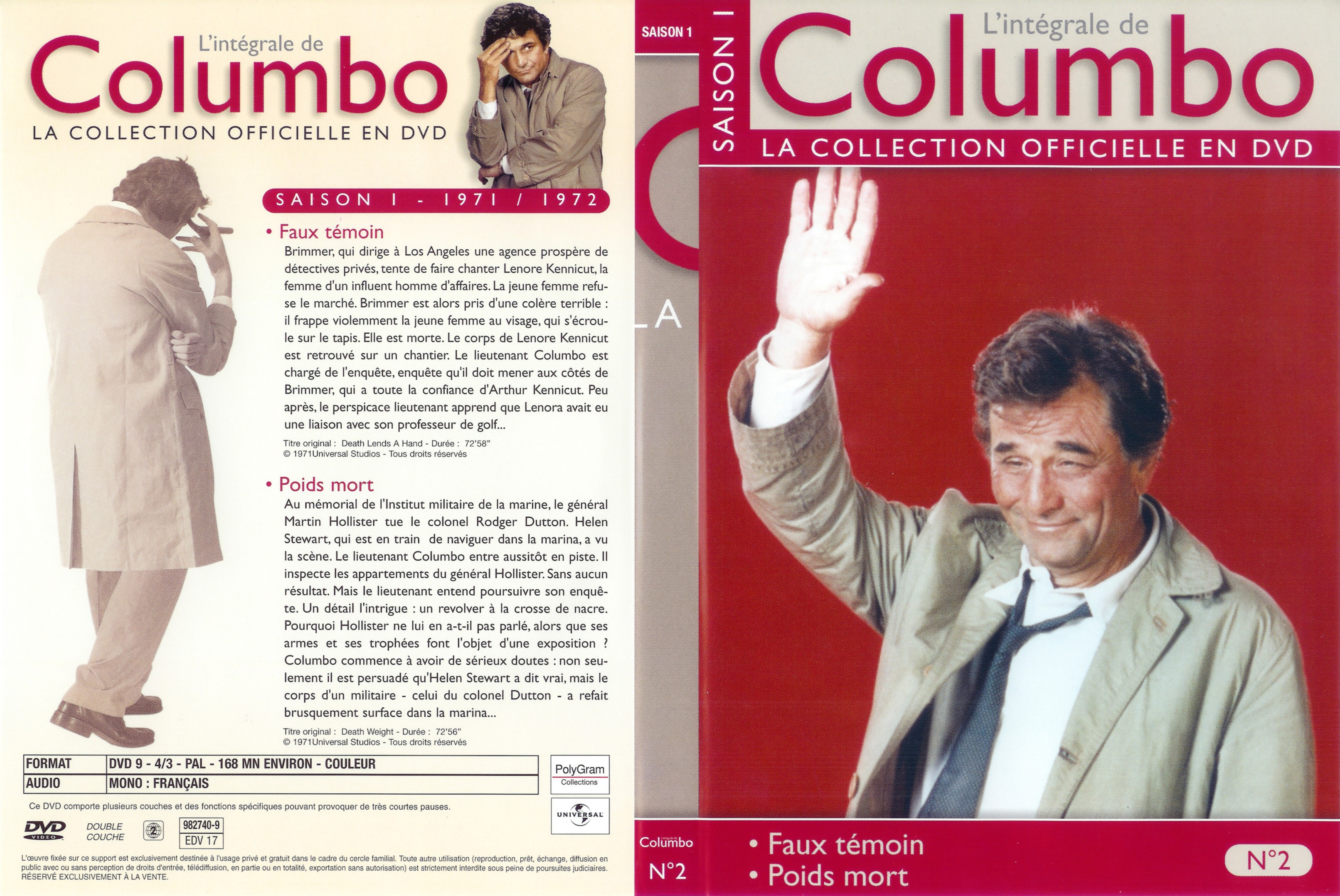 Jaquette DVD Columbo saison 1 vol 02