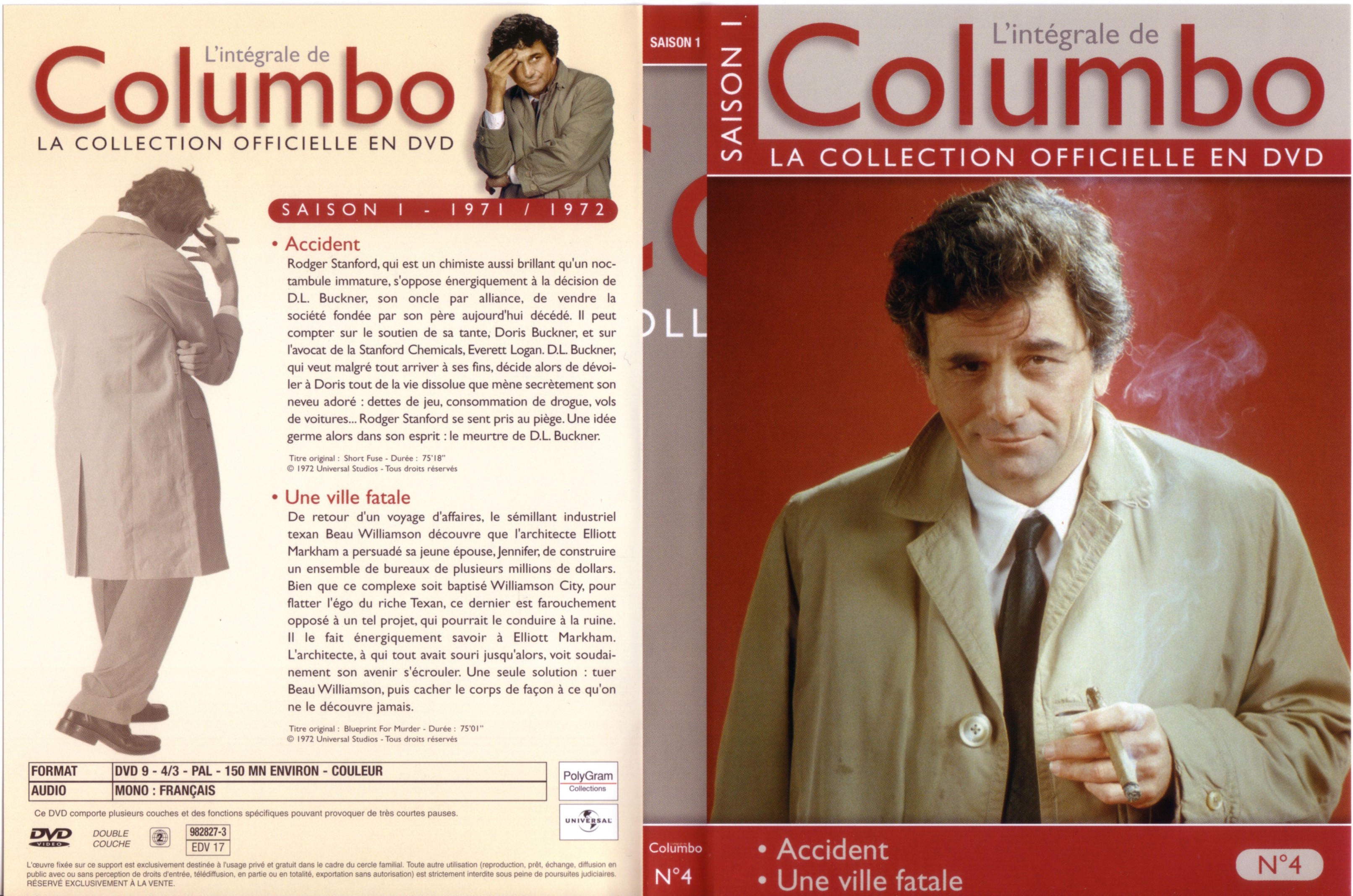 Jaquette DVD Columbo saison 1 vol 04