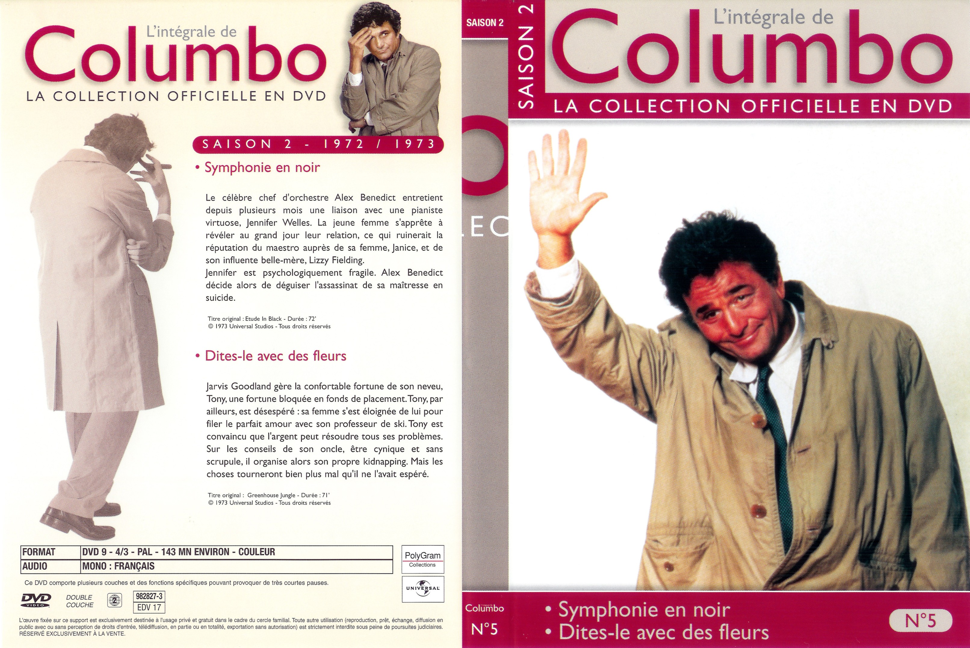 Jaquette DVD Columbo saison 2 vol 05
