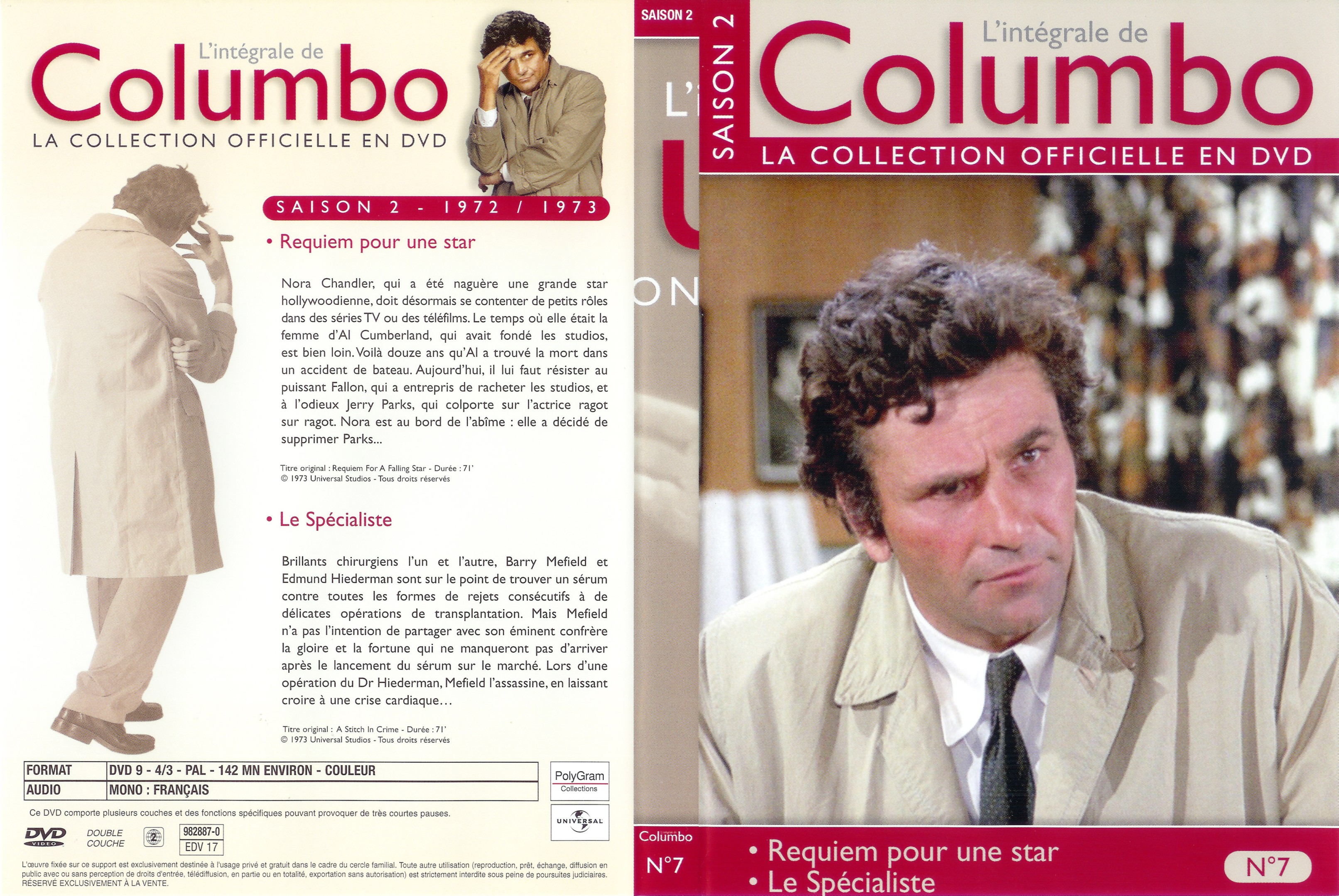 Jaquette DVD Columbo saison 2 vol 07