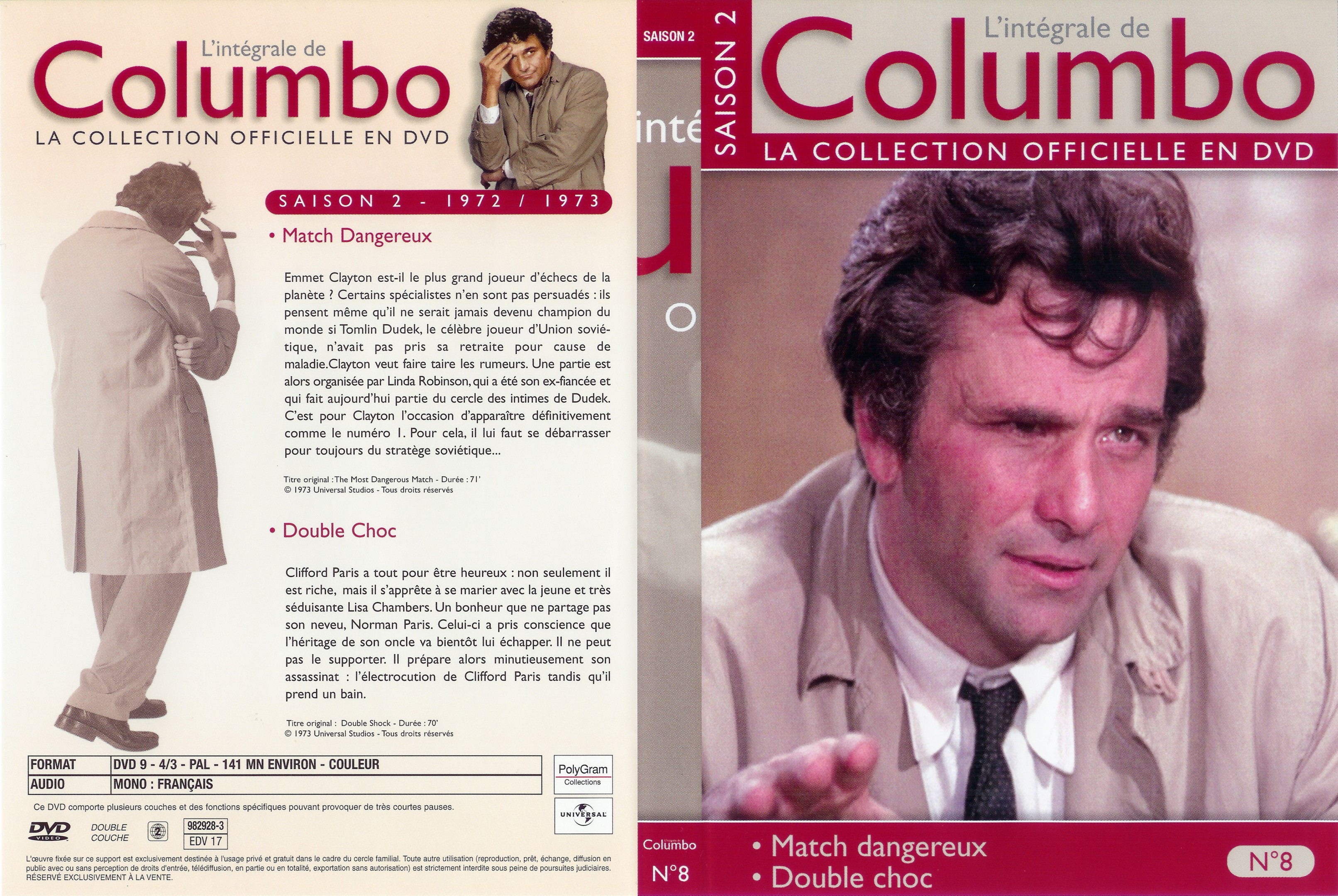 Jaquette DVD Columbo saison 2 vol 08
