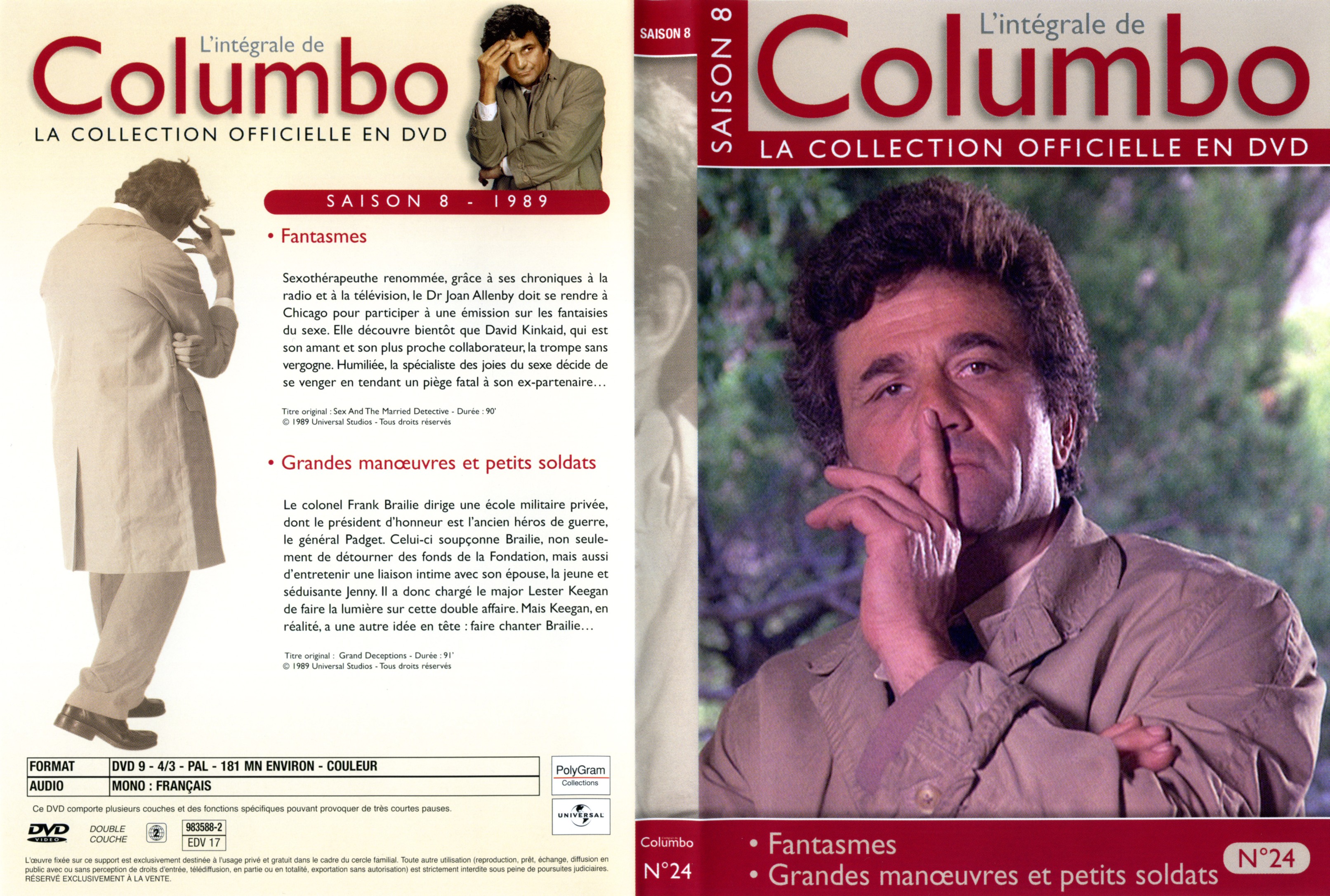 Jaquette DVD Columbo saison 8 vol 24