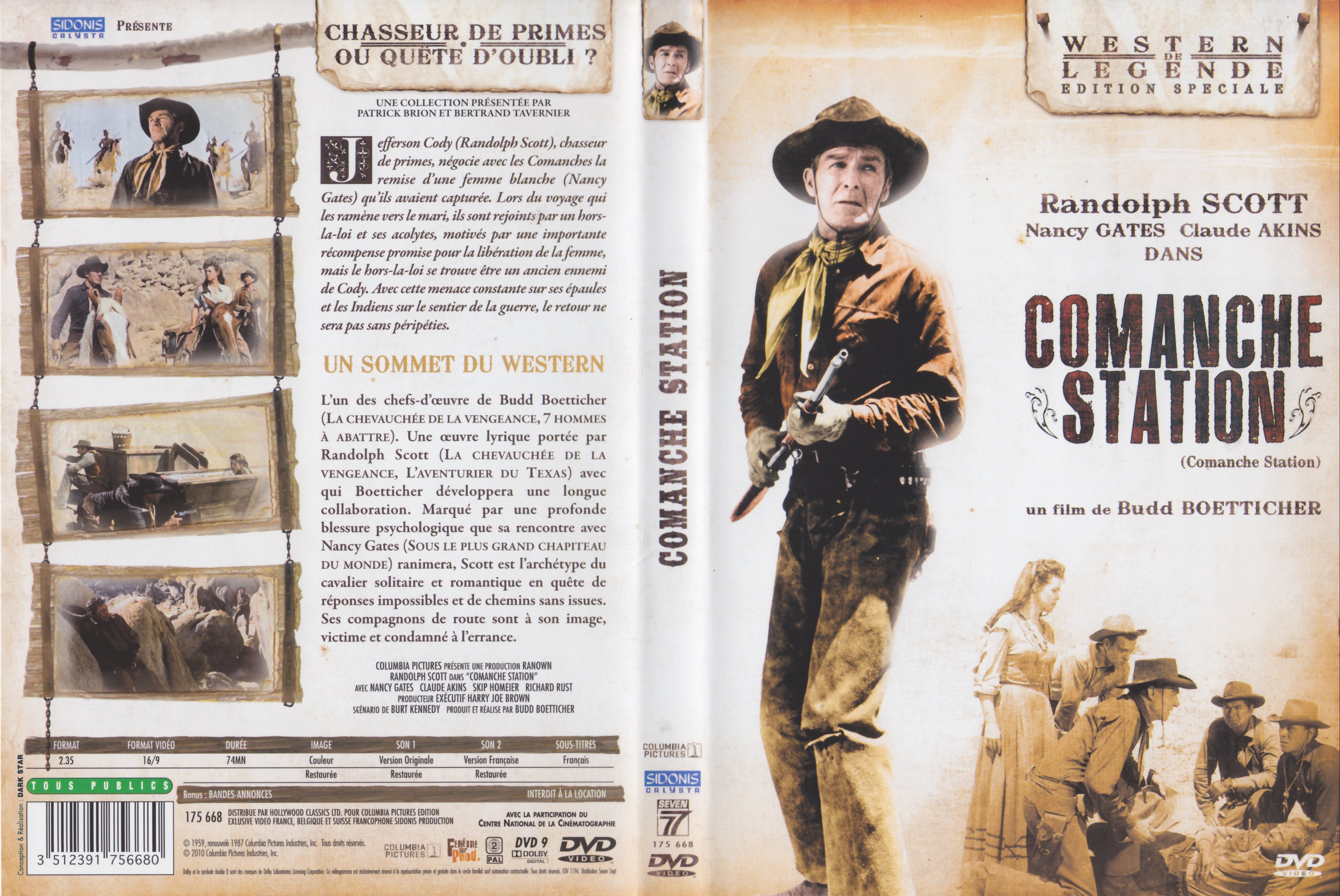 Jaquette DVD Comanche Station