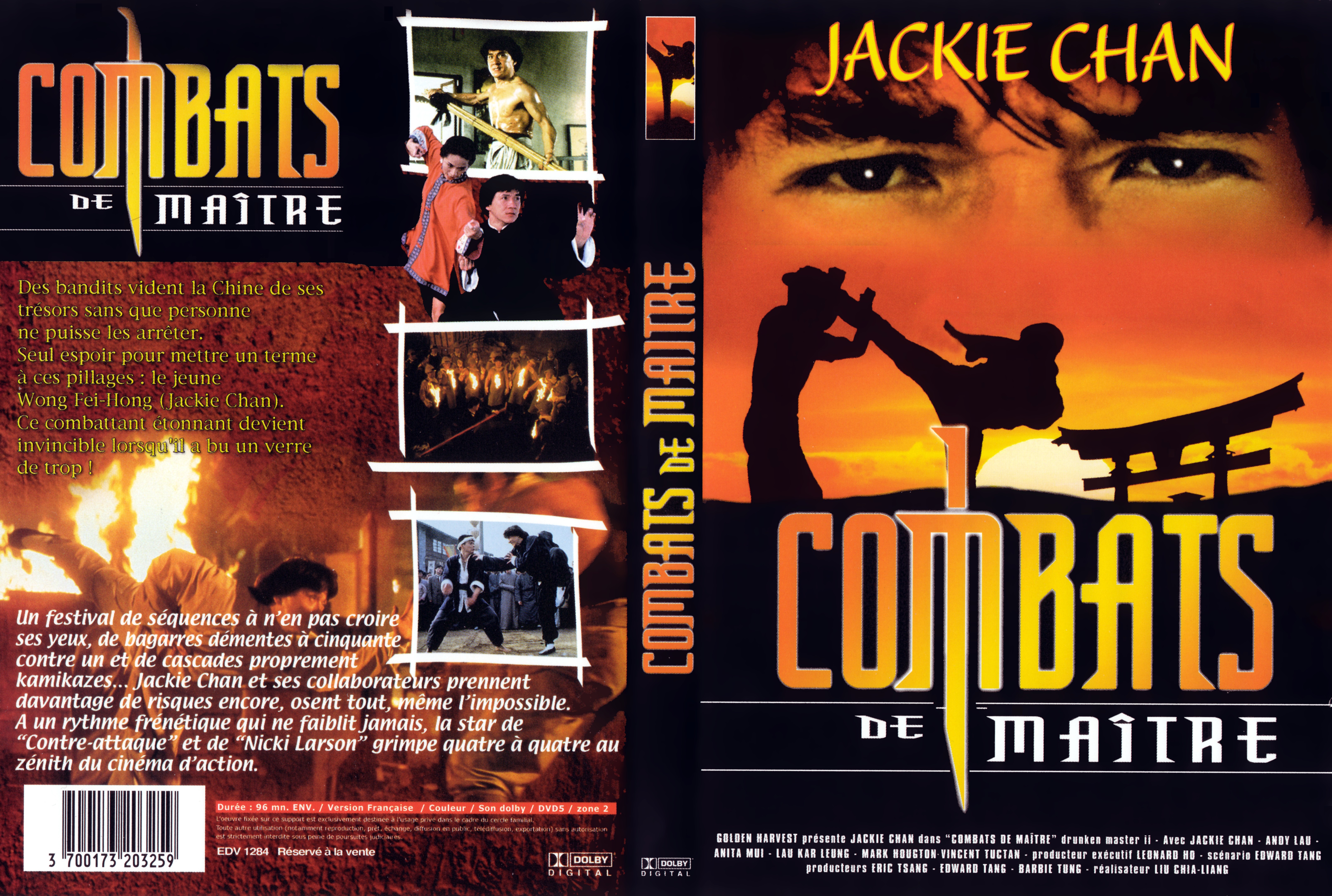Jaquette DVD Combats de maitre