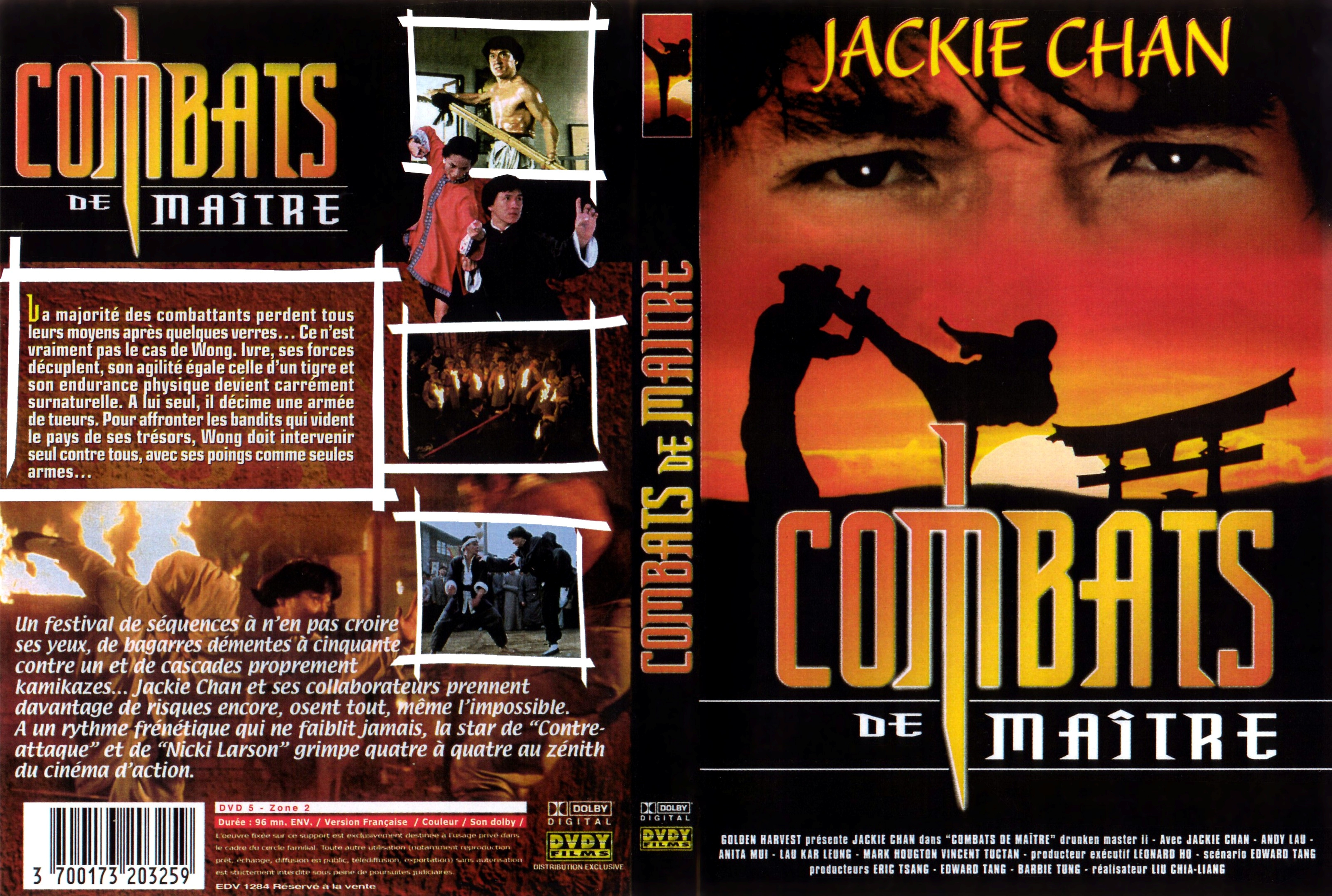 Jaquette DVD Combats de maitre v2