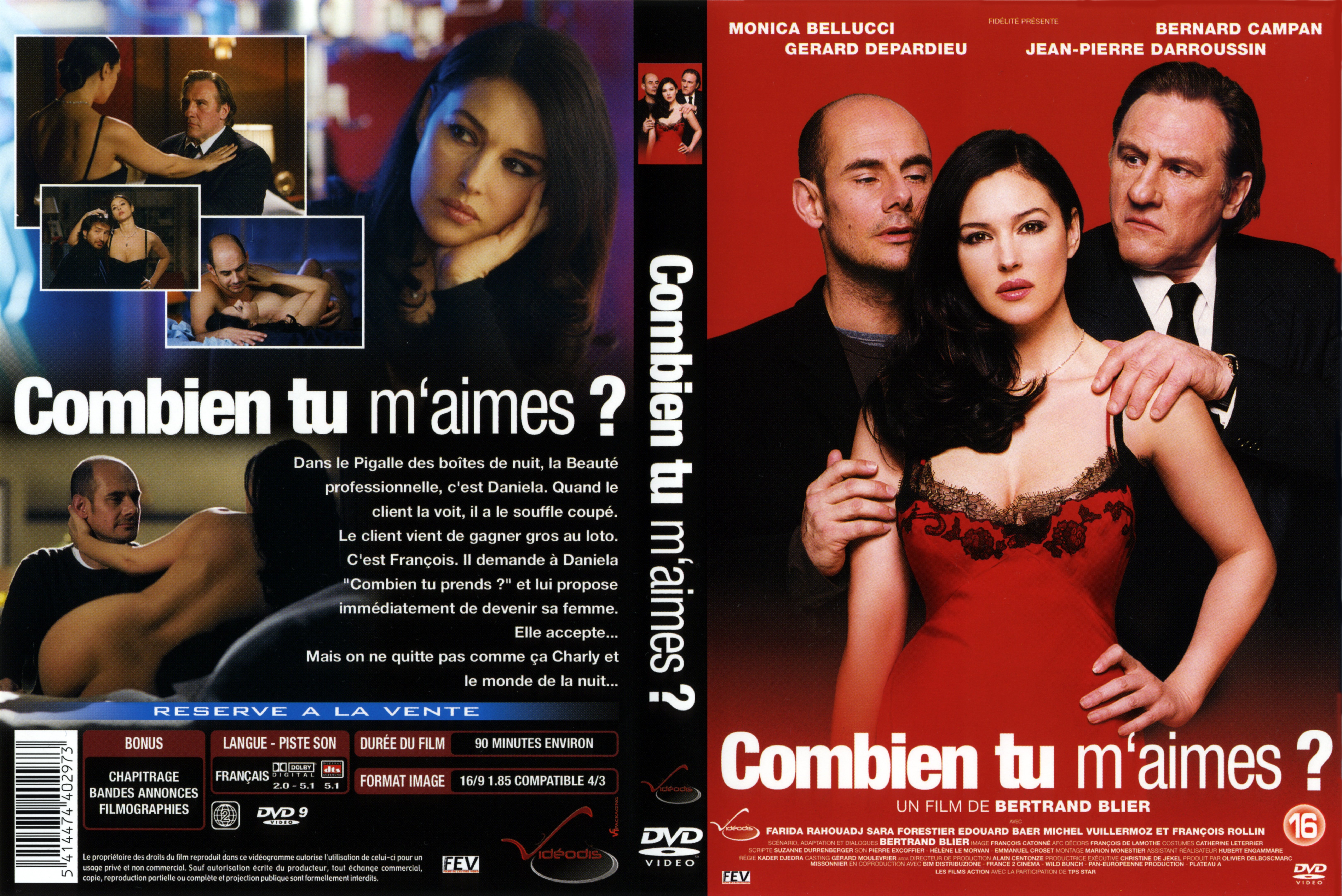 Jaquette DVD Combien tu m