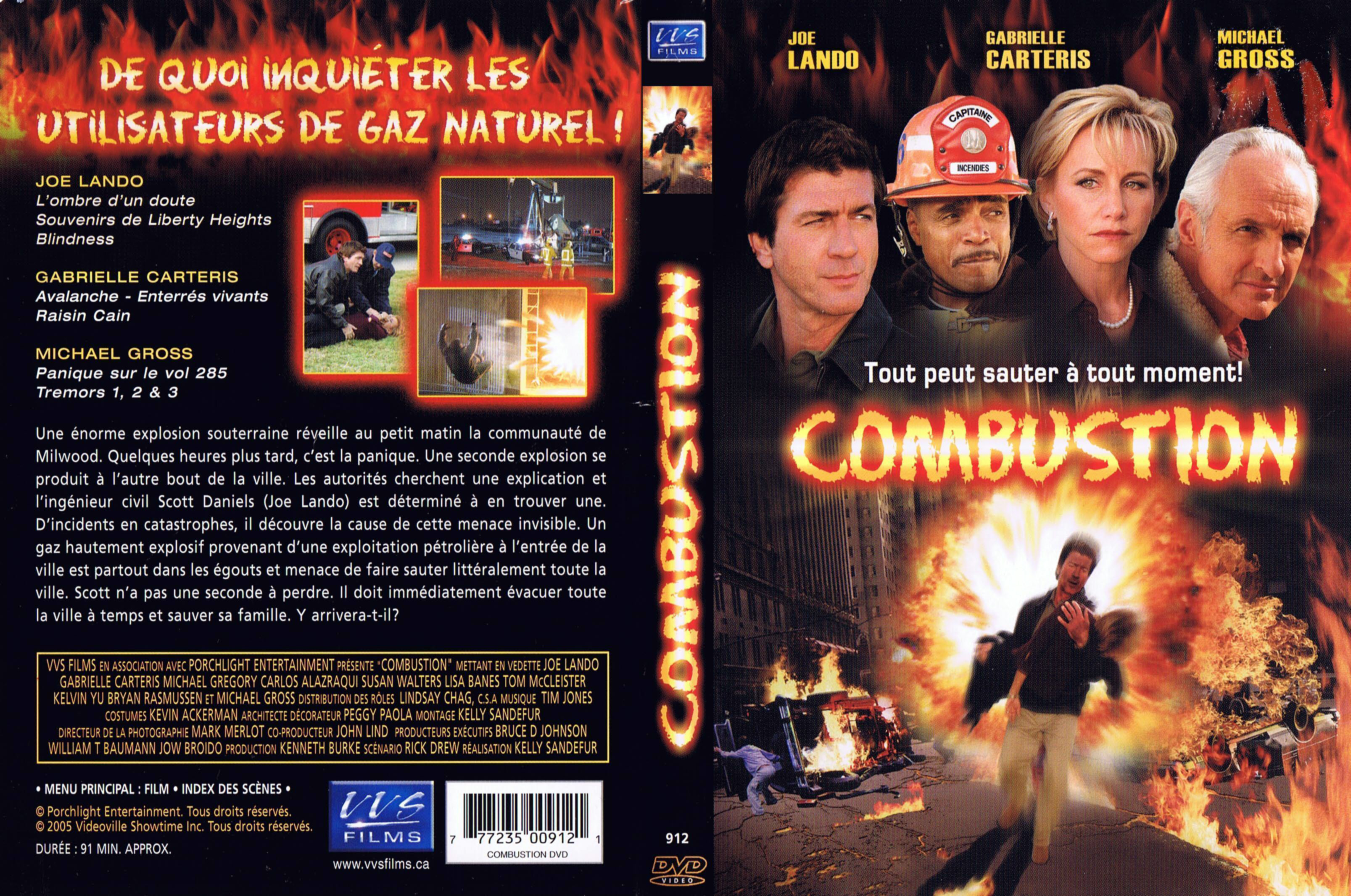 Jaquette DVD Combustion