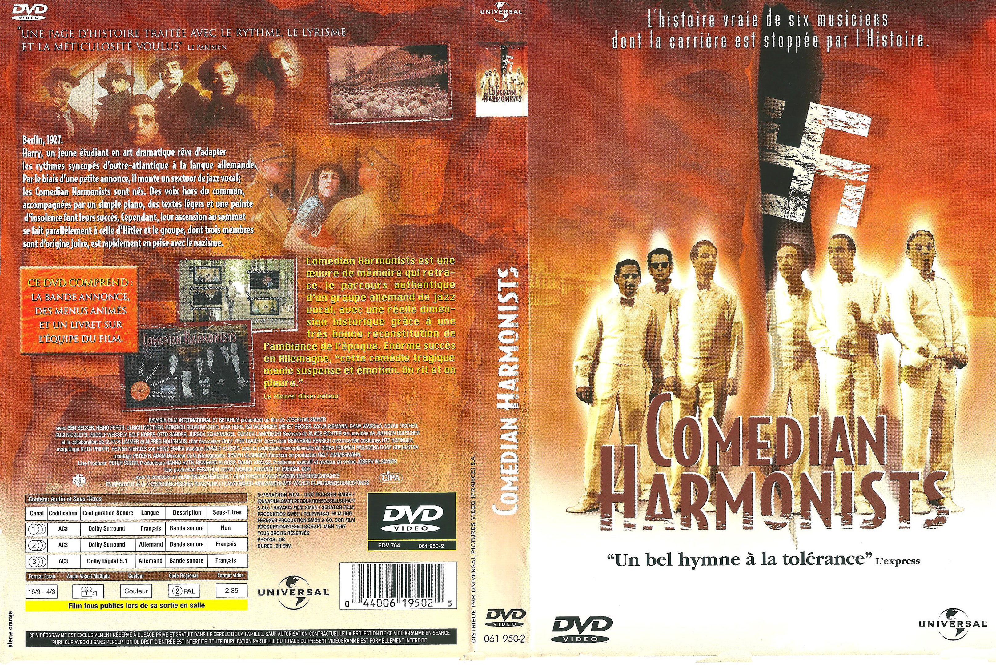Jaquette DVD Comedian harmonists