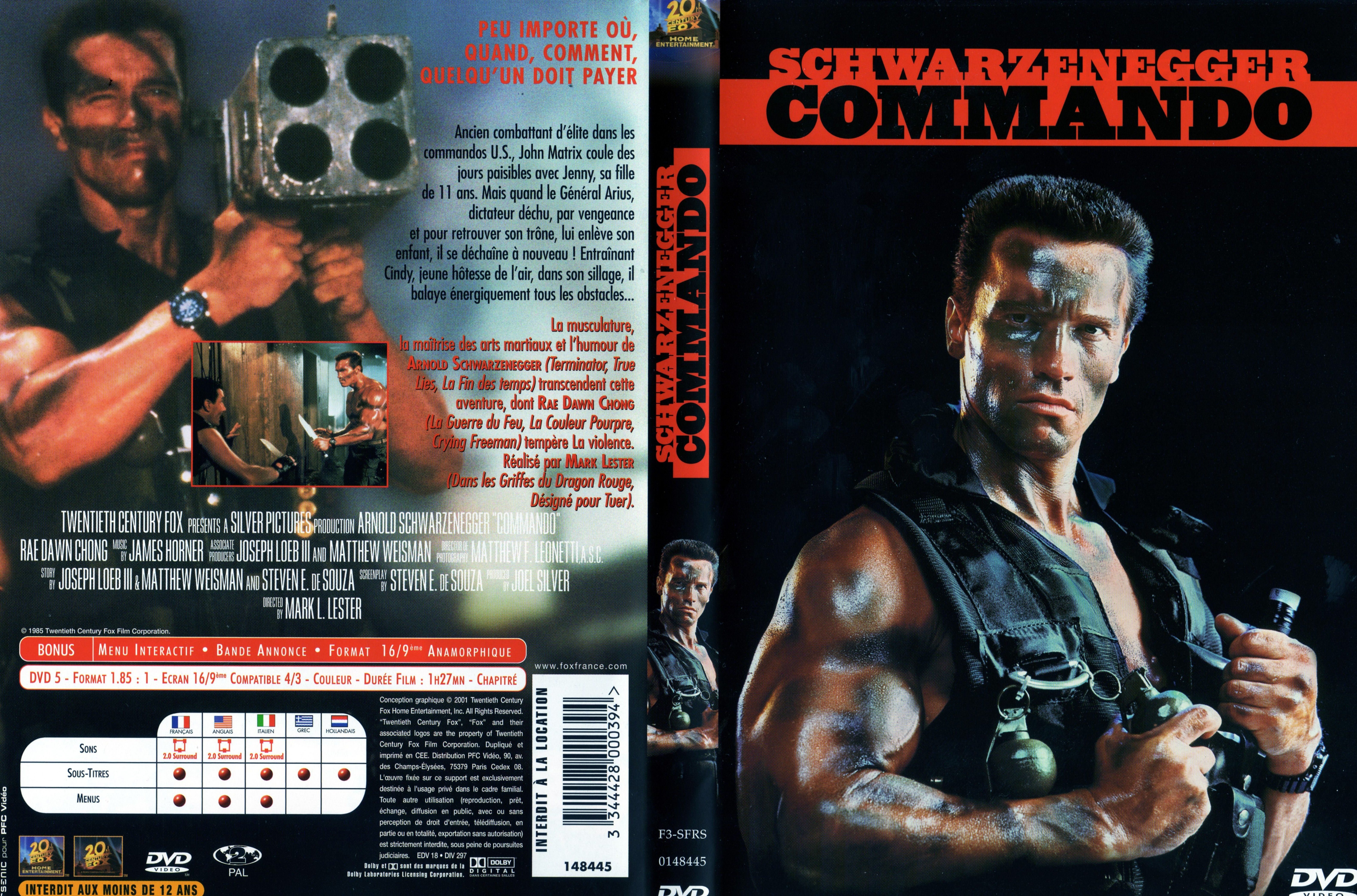 Jaquette DVD Commando
