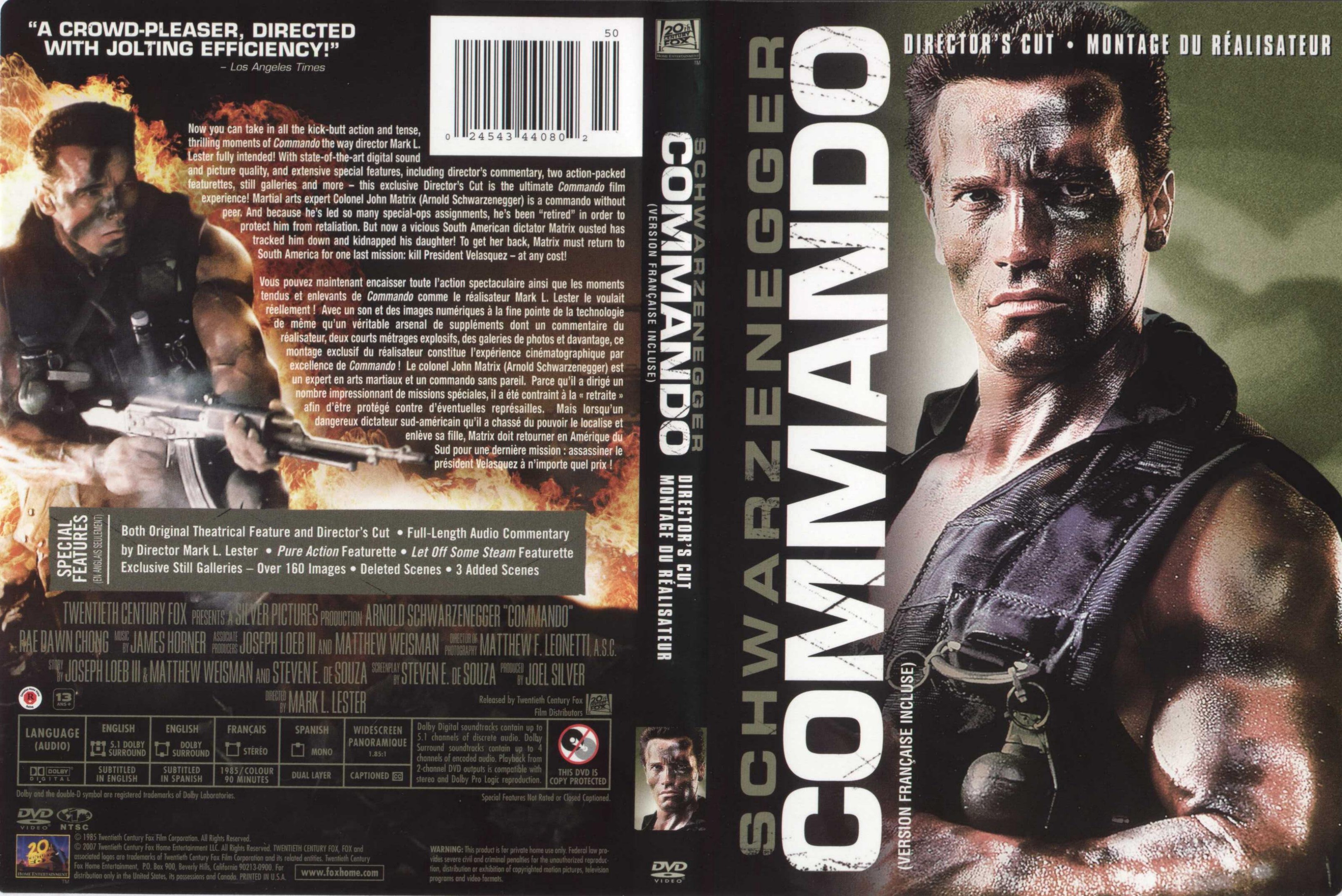 Jaquette DVD Commando Zone 1