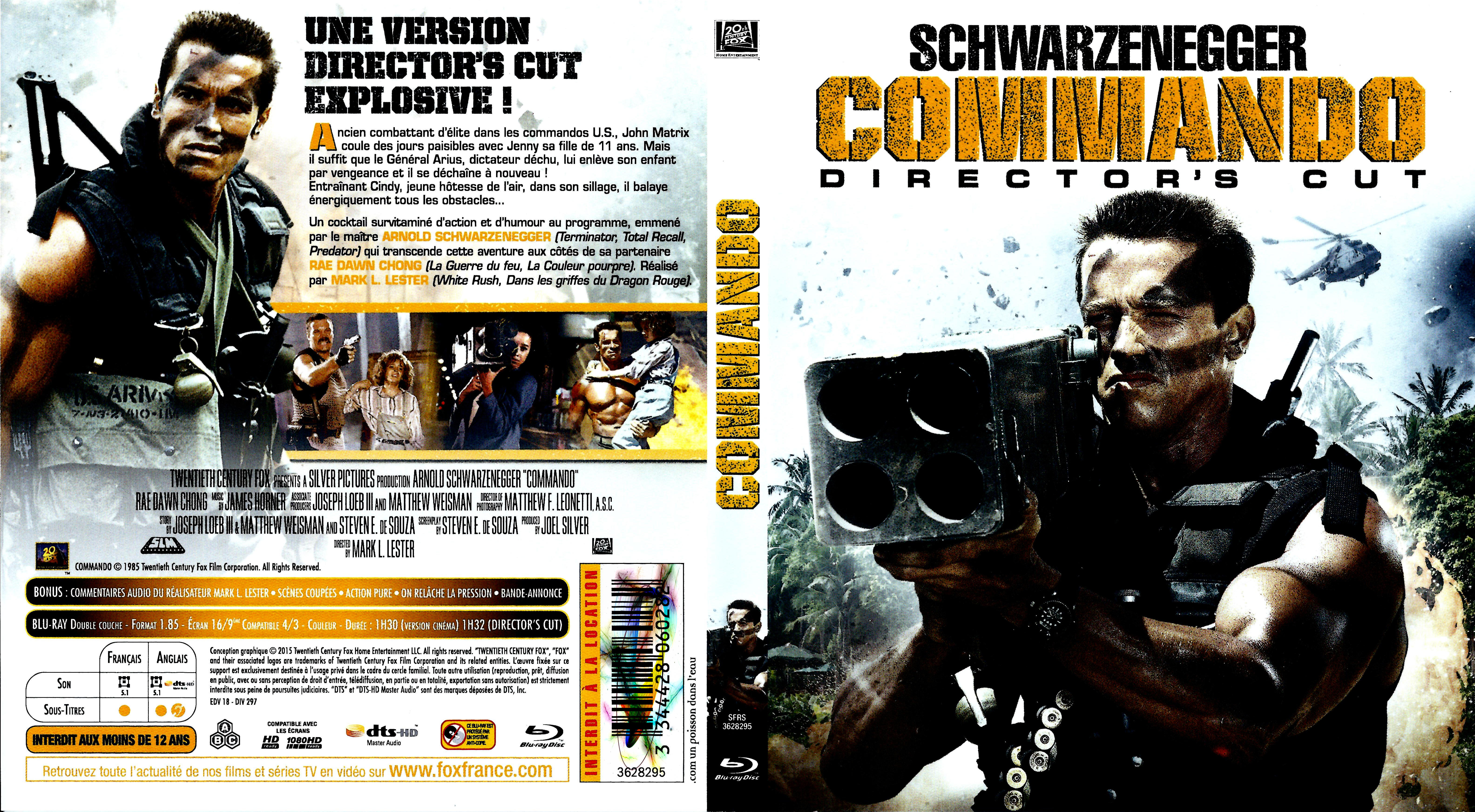 Jaquette DVD Commando (BLU-RAY) v2