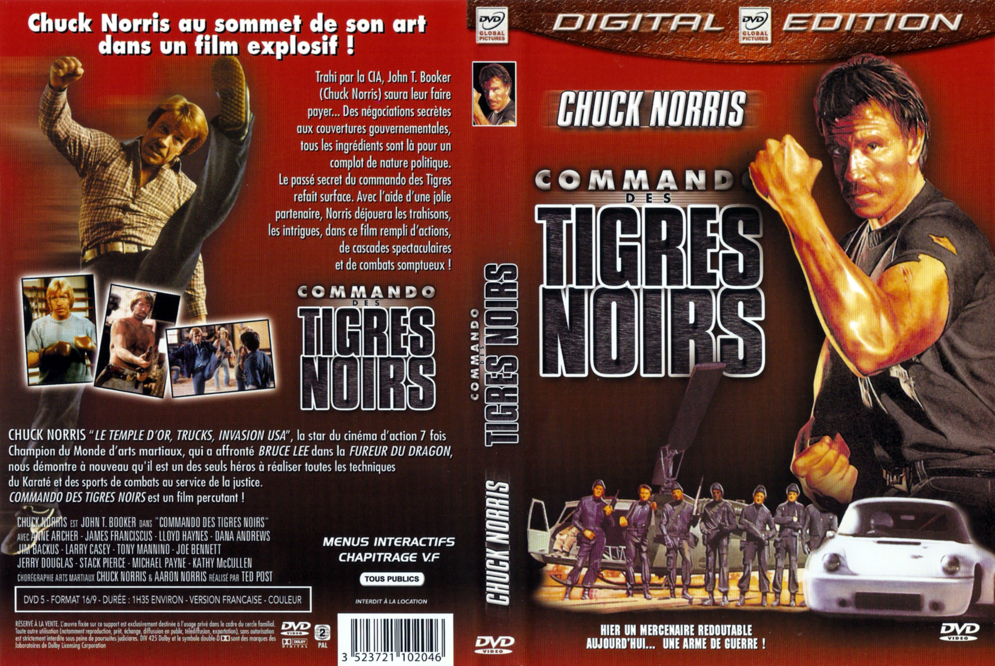 Jaquette DVD Commando des tigres noirs