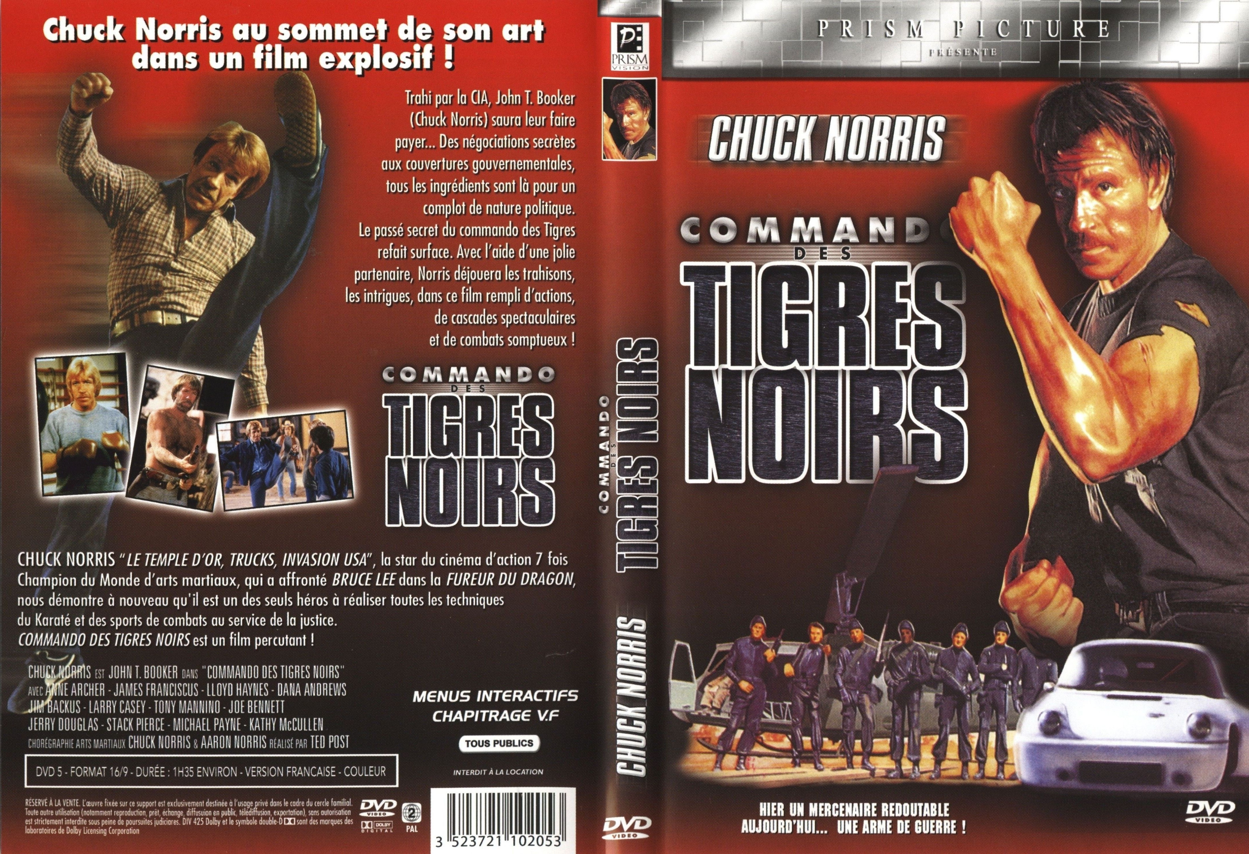 Jaquette DVD Commando des tigres noirs v2