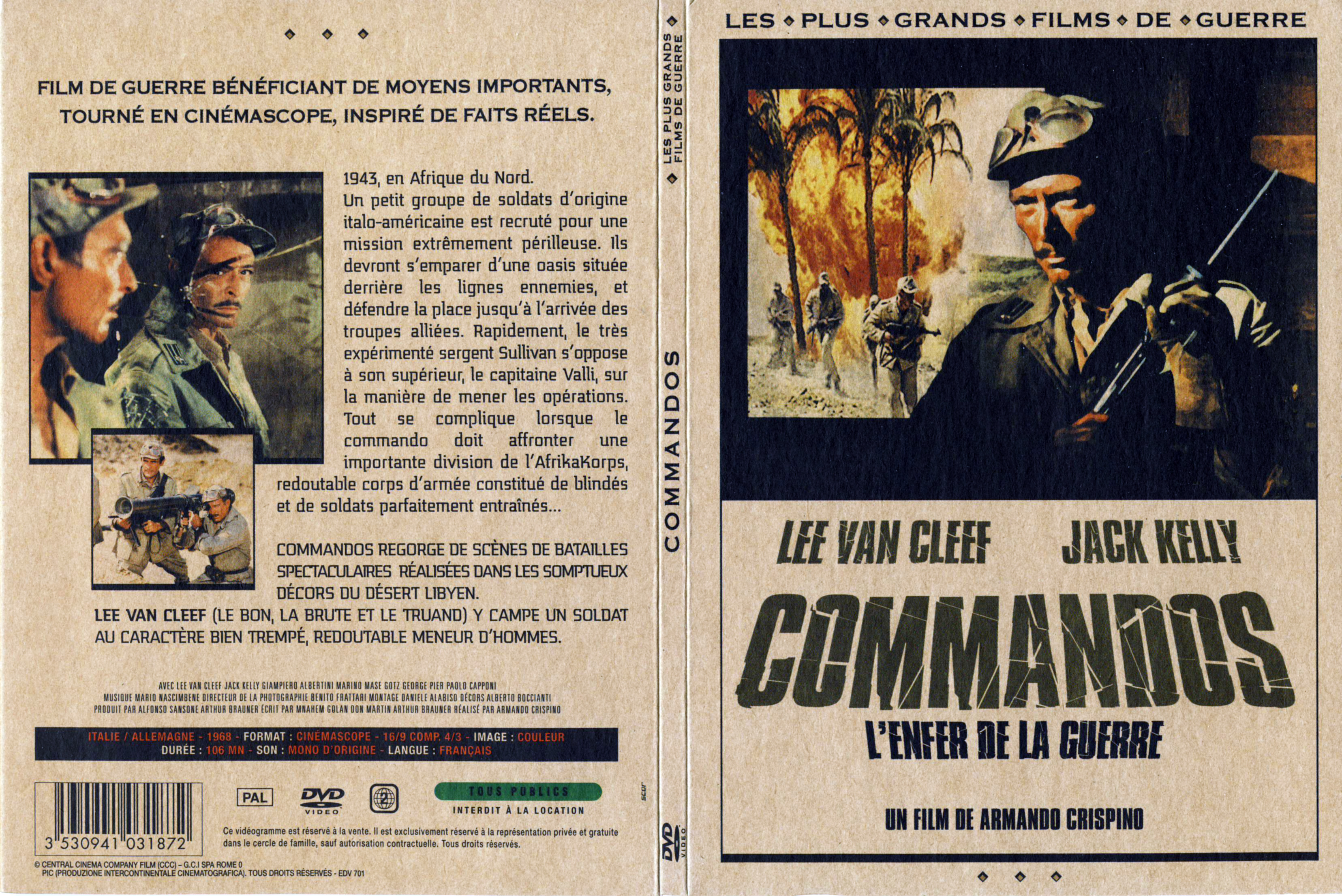 Jaquette DVD Commandos