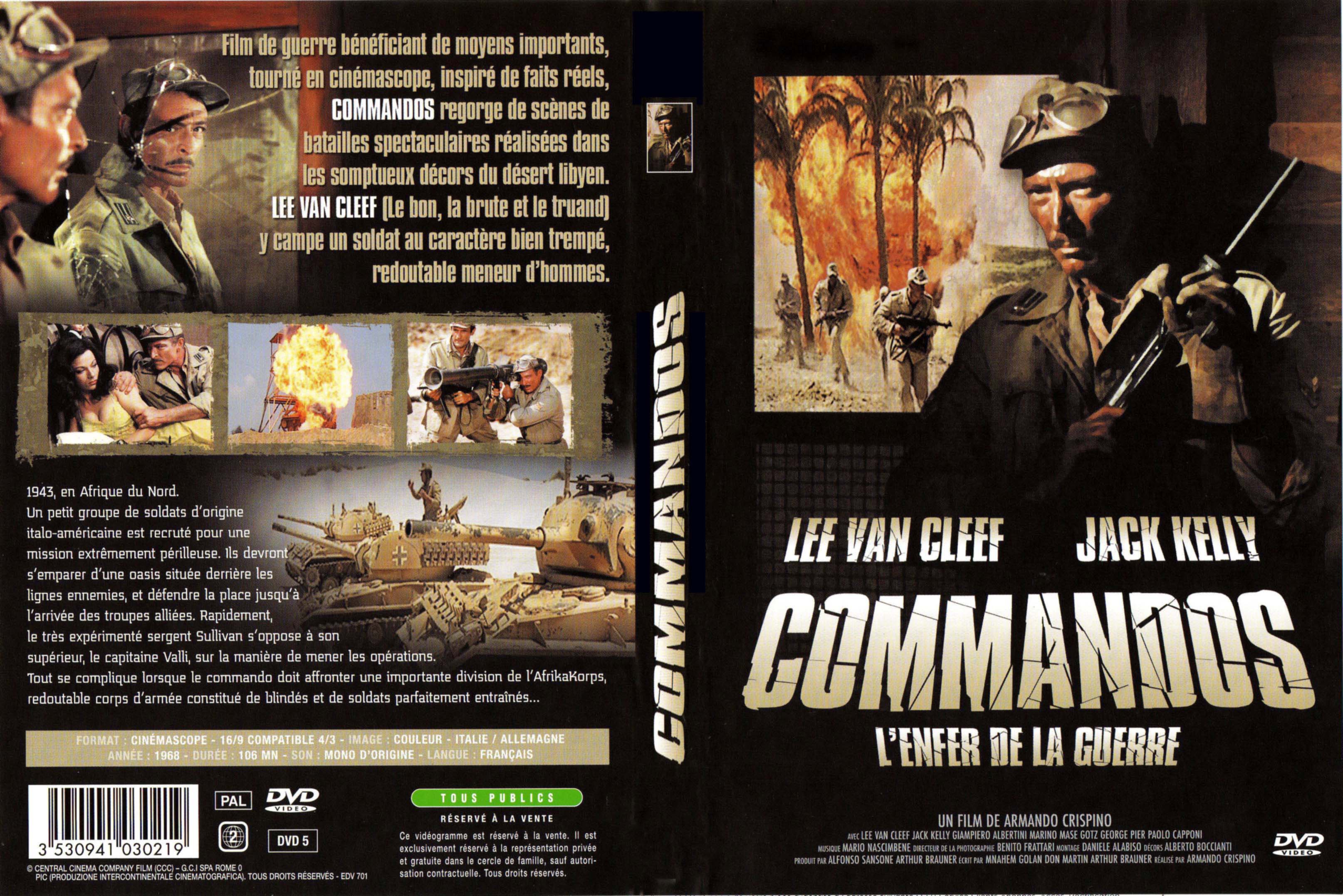 Jaquette DVD Commandos - L