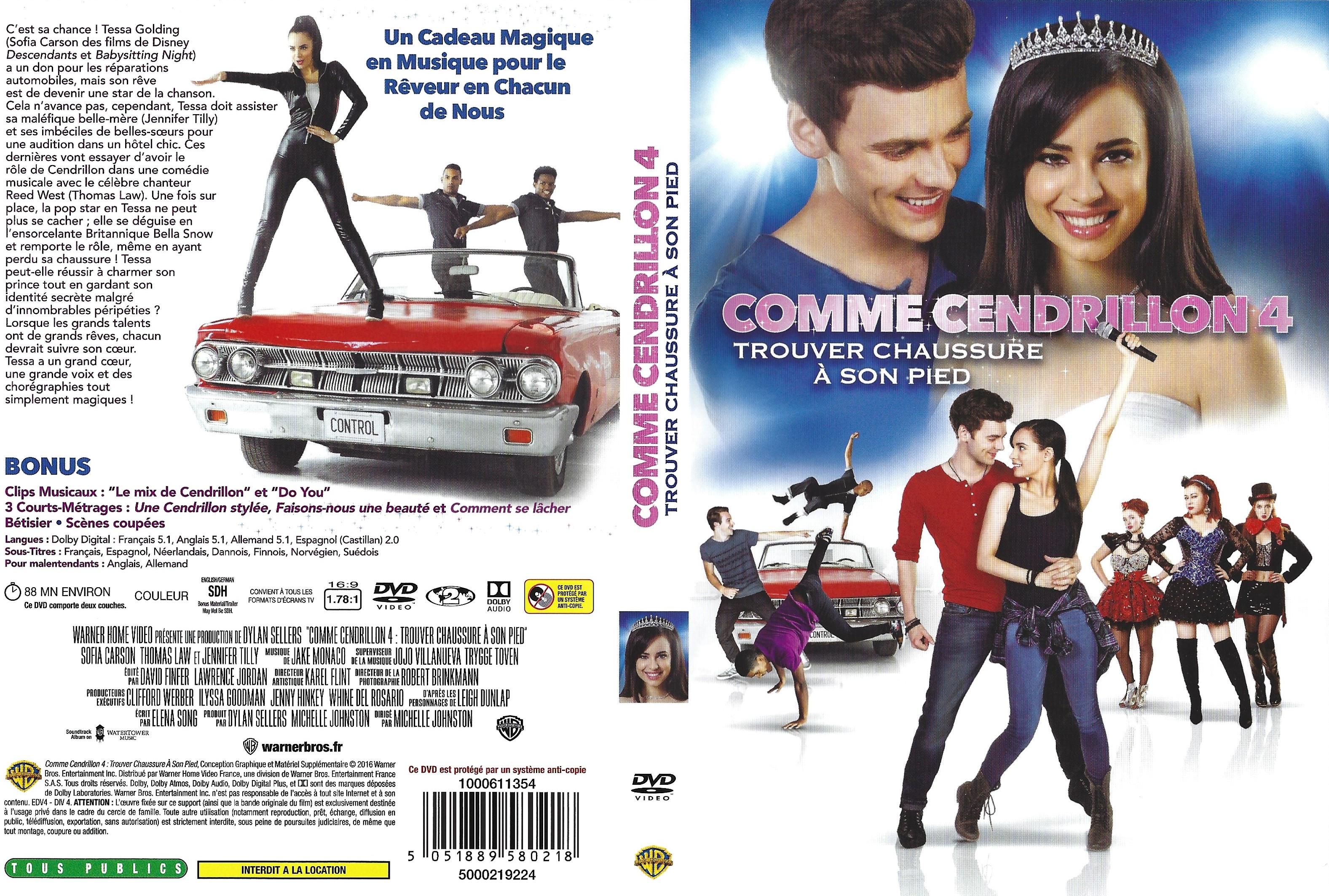 Jaquette DVD Comme Cendrillon 4 Trouver chaussure  son pied