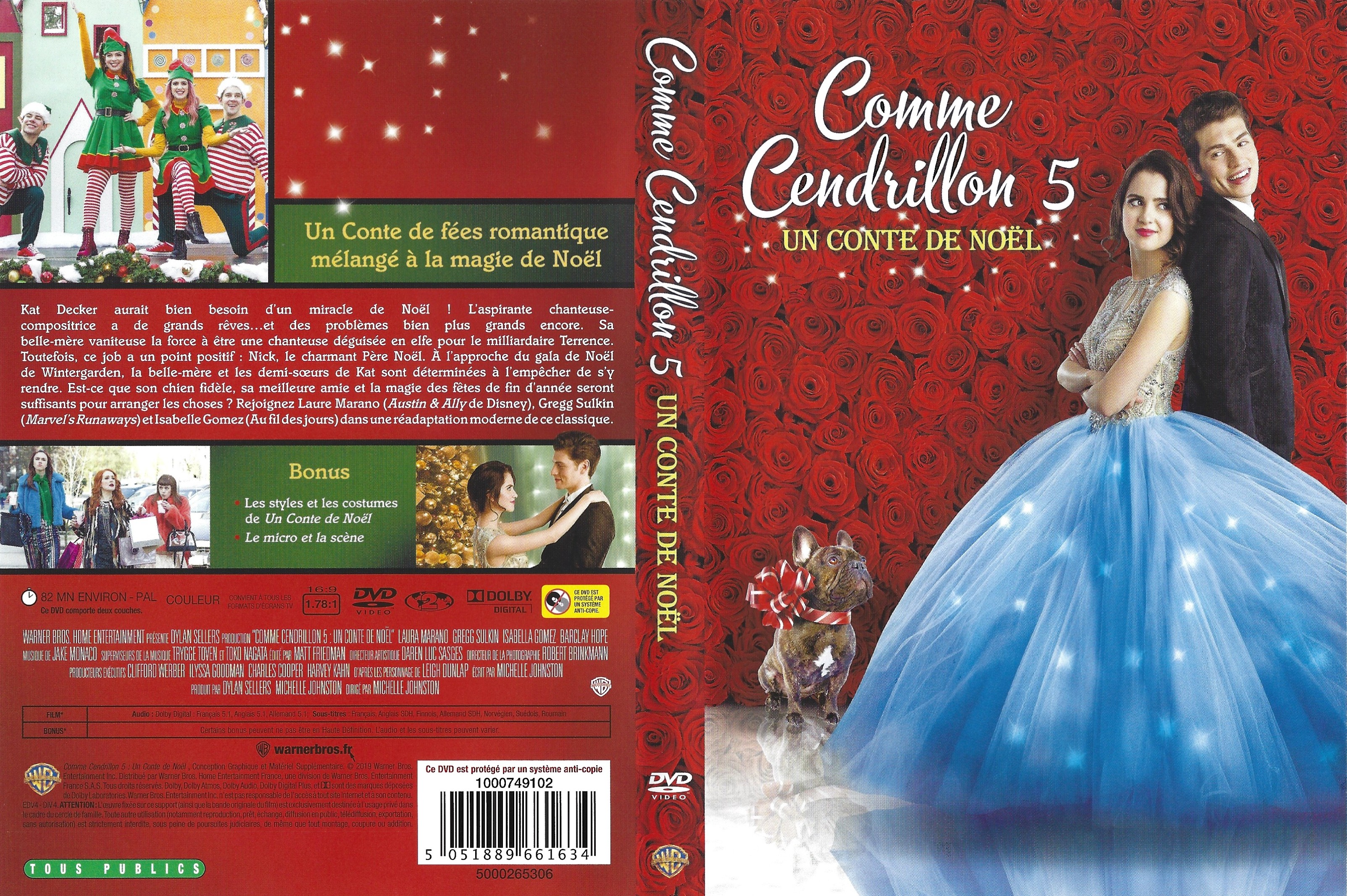 Jaquette DVD Comme Cendrillon 5 Un conte de noel