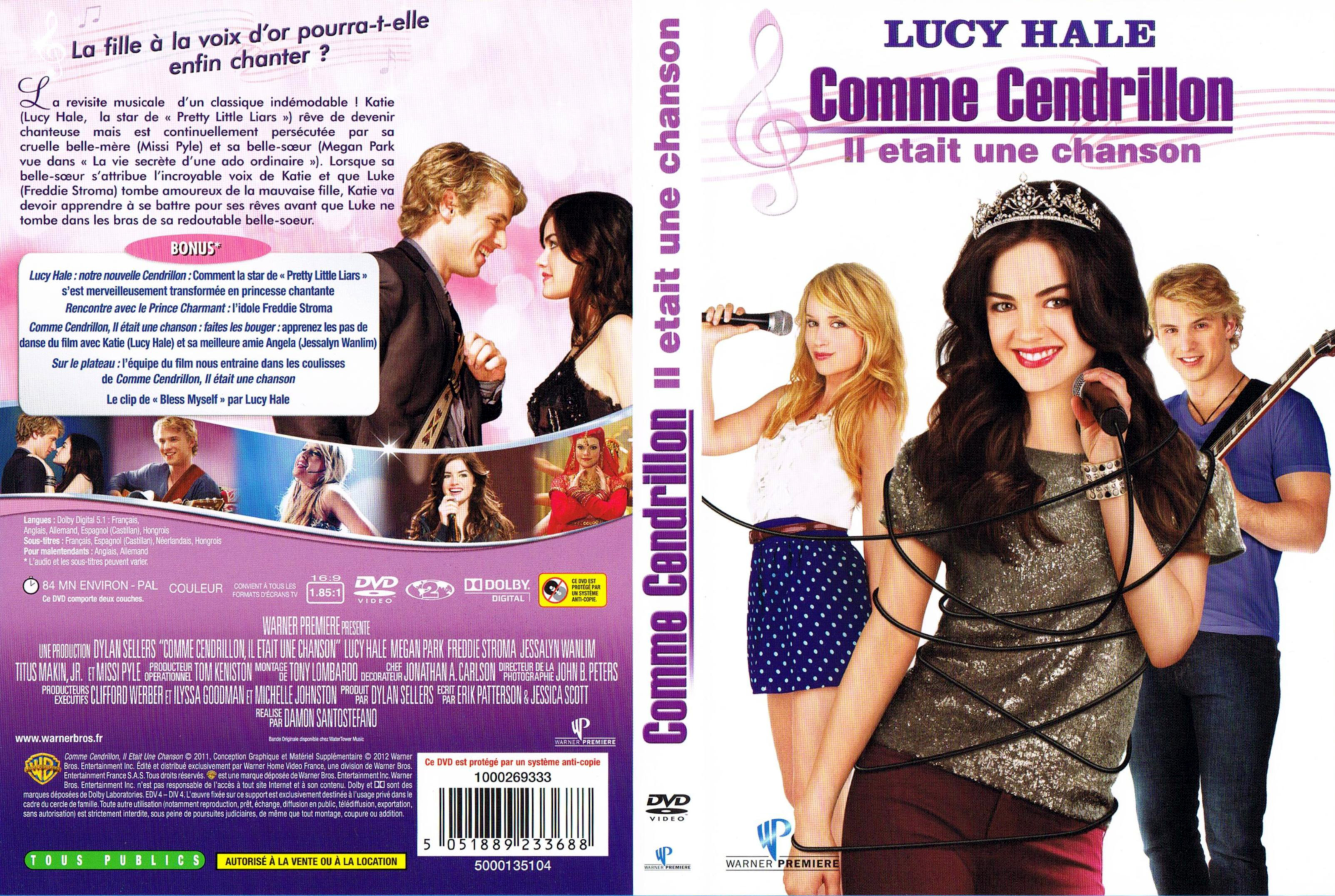 Jaquette DVD Comme Cendrillon Il etait une chanson