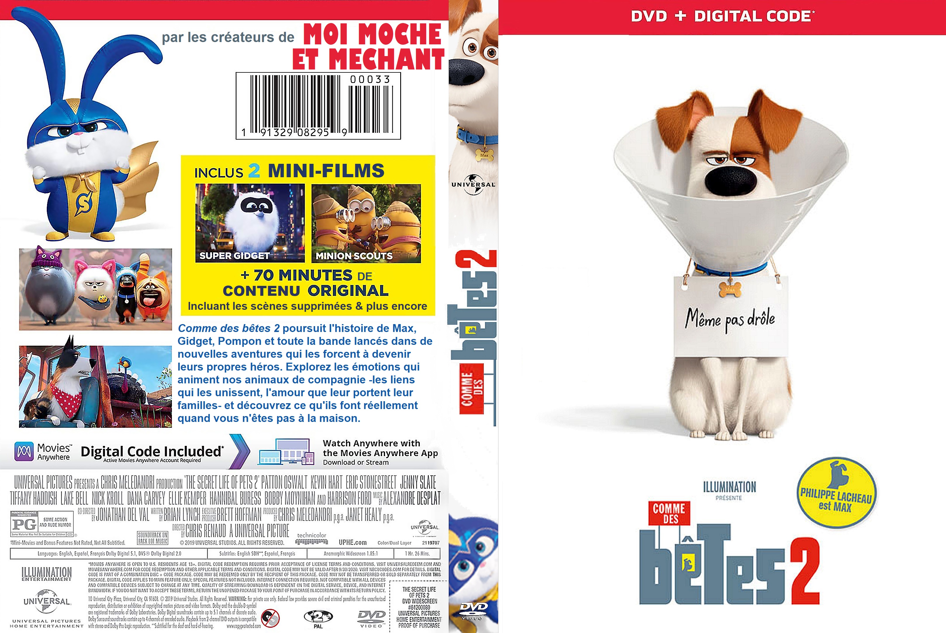 Jaquette DVD Comme des betes 2 custom