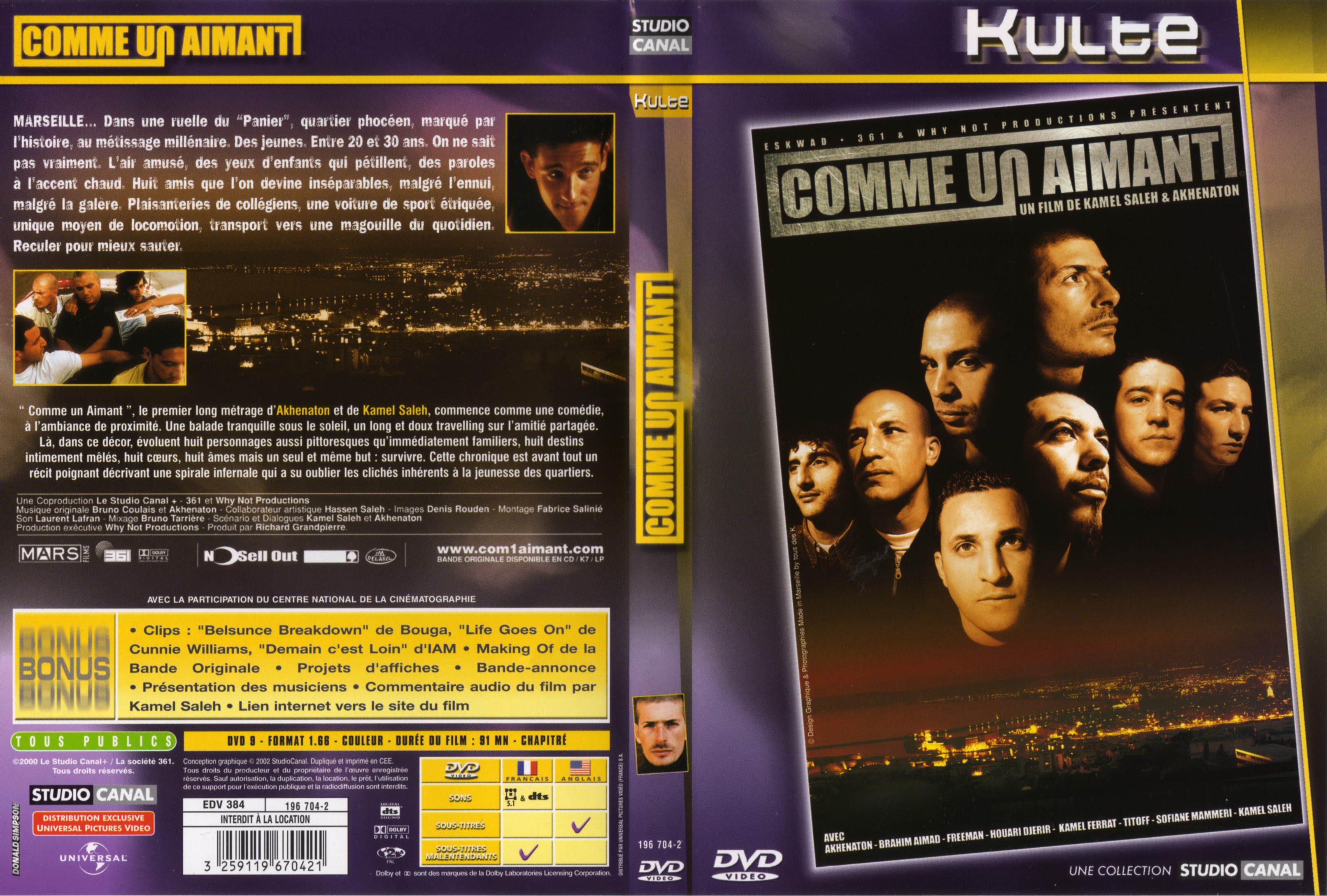 Jaquette DVD Comme un aimant