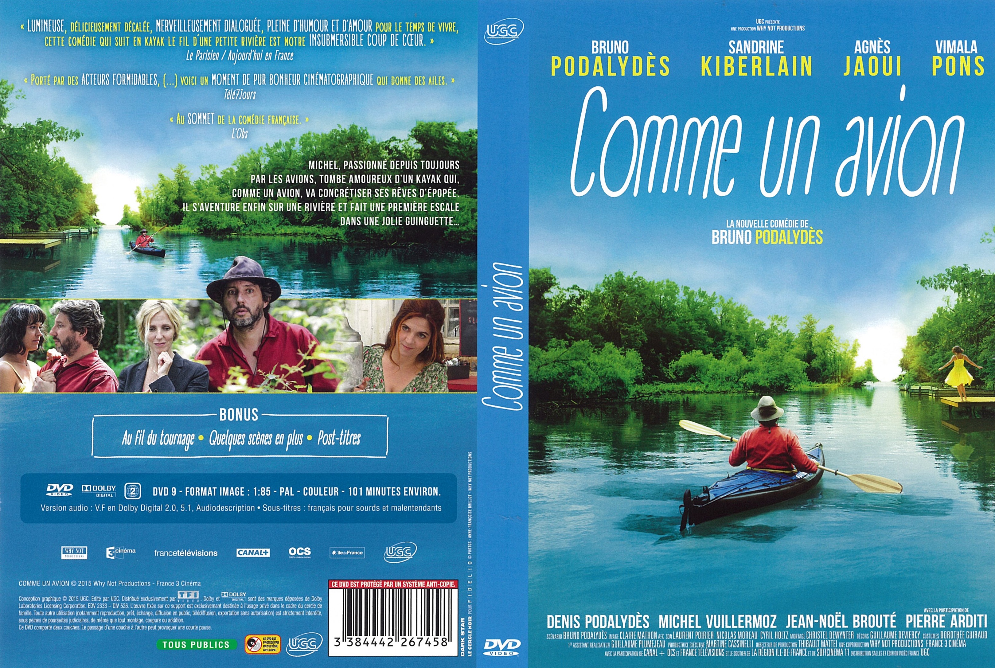 Jaquette DVD Comme un avion