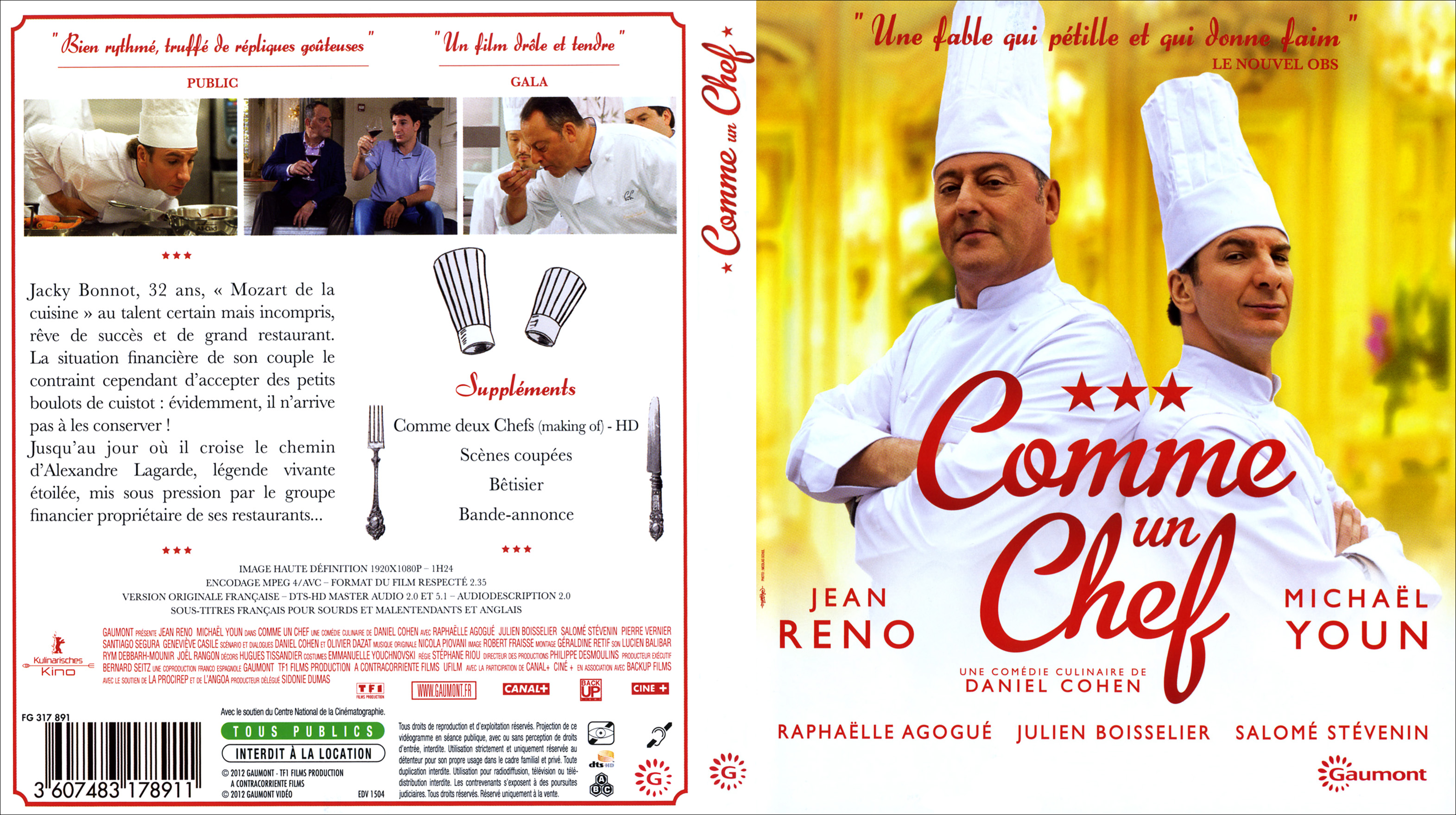 Jaquette DVD Comme un chef (BLU-RAY)