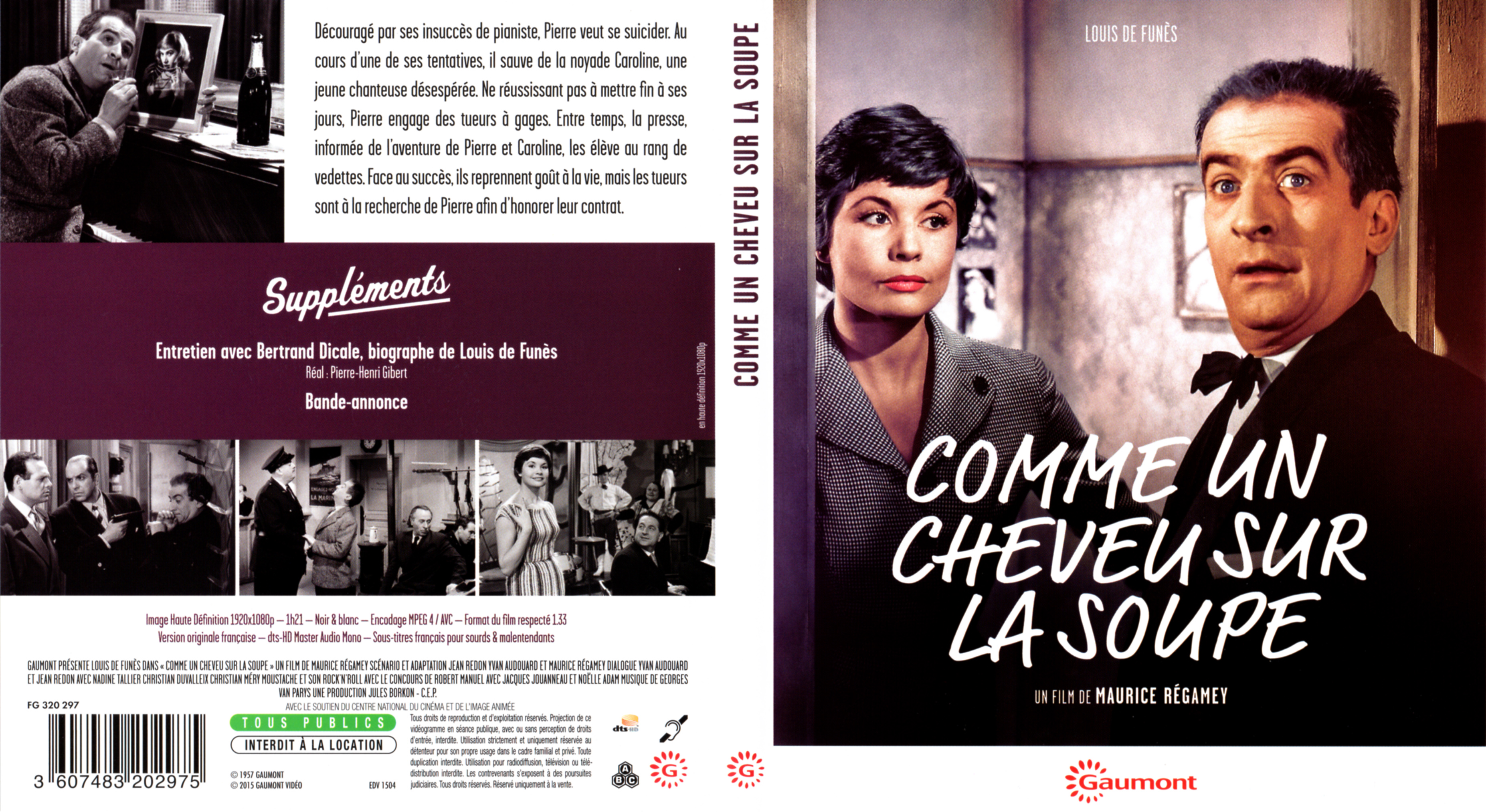 Jaquette DVD Comme un cheveu sur la soupe (BLU-RAY)