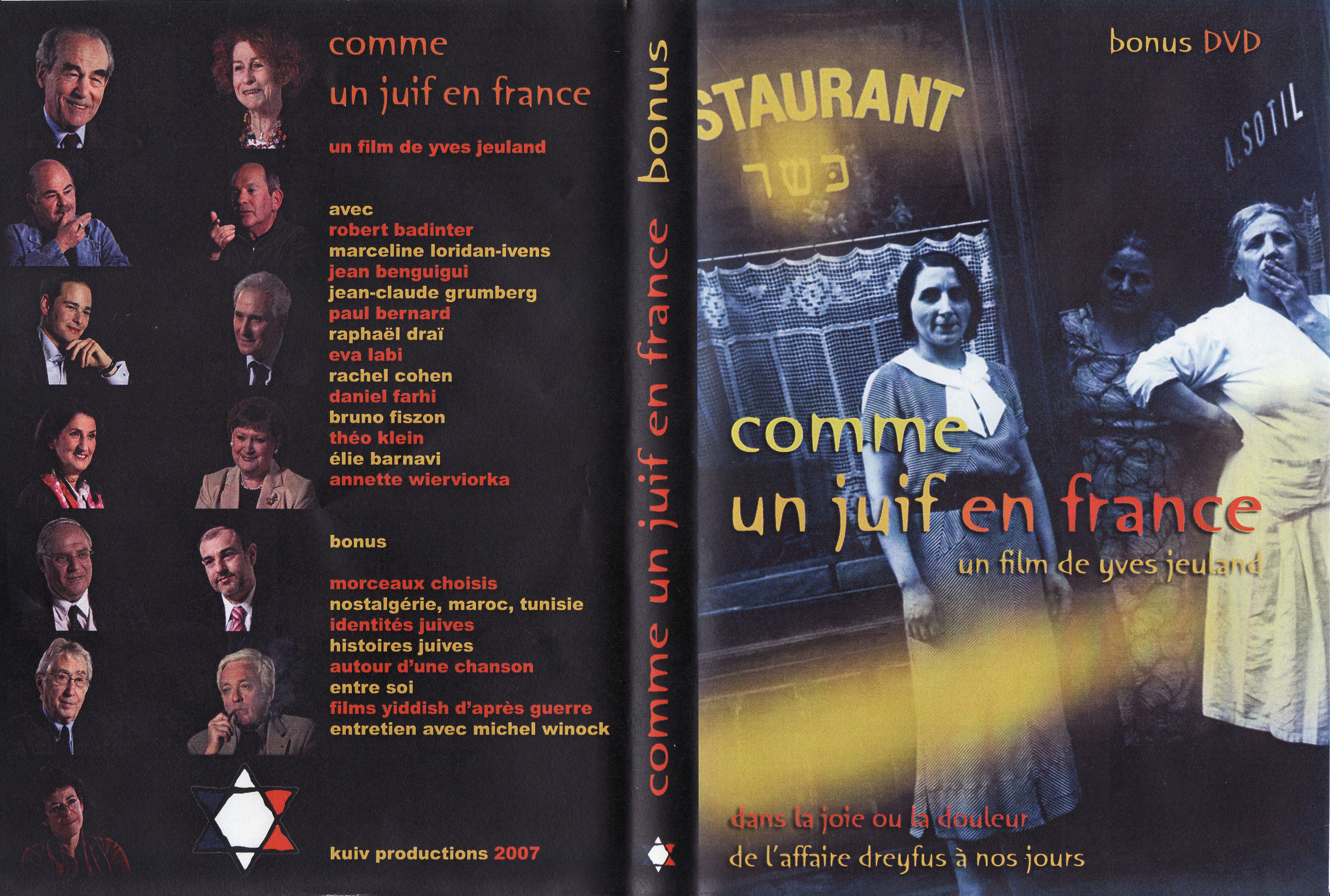 Jaquette DVD Comme un juif en France