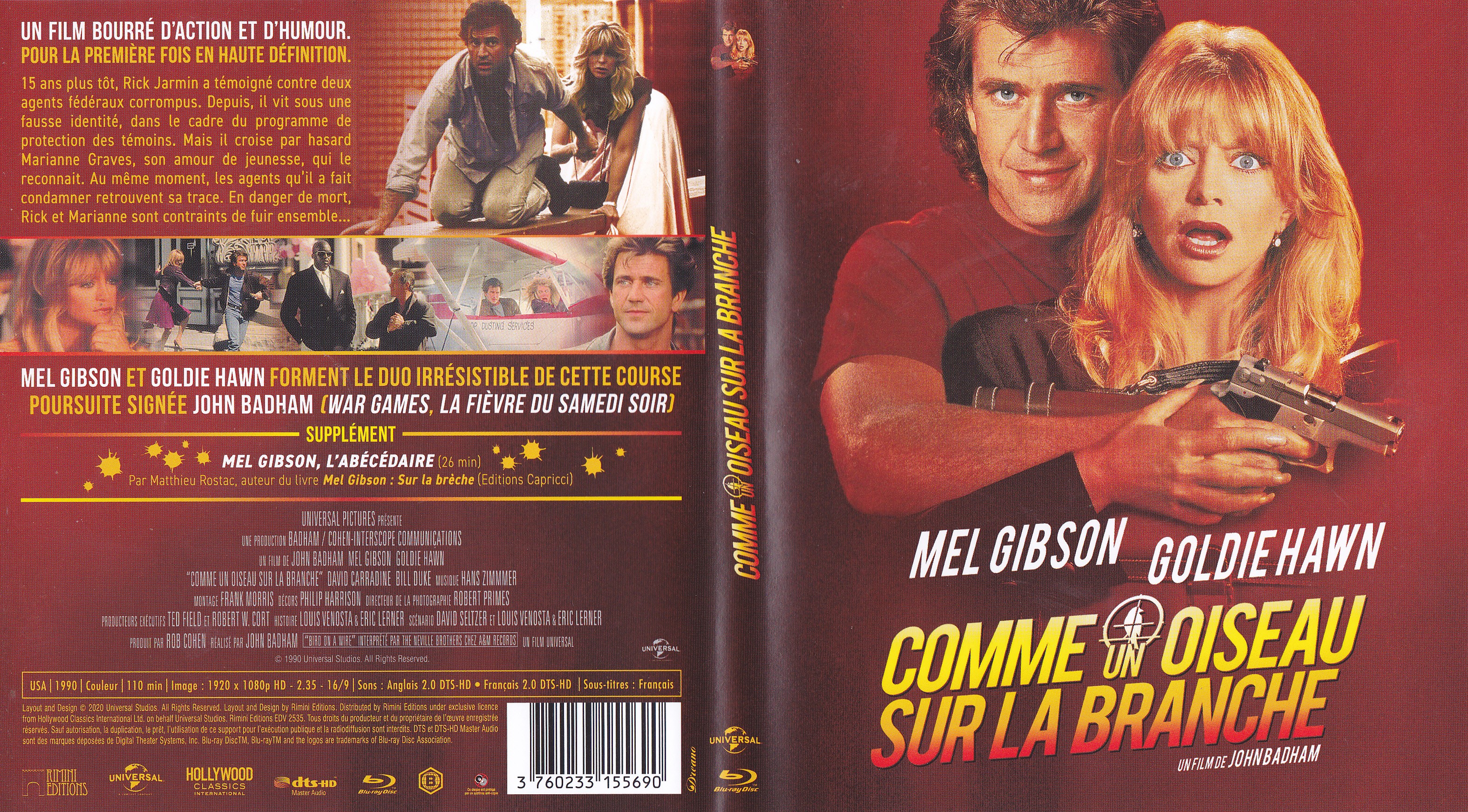 Jaquette DVD Comme un oiseau sur la branche (BLU-RAY)