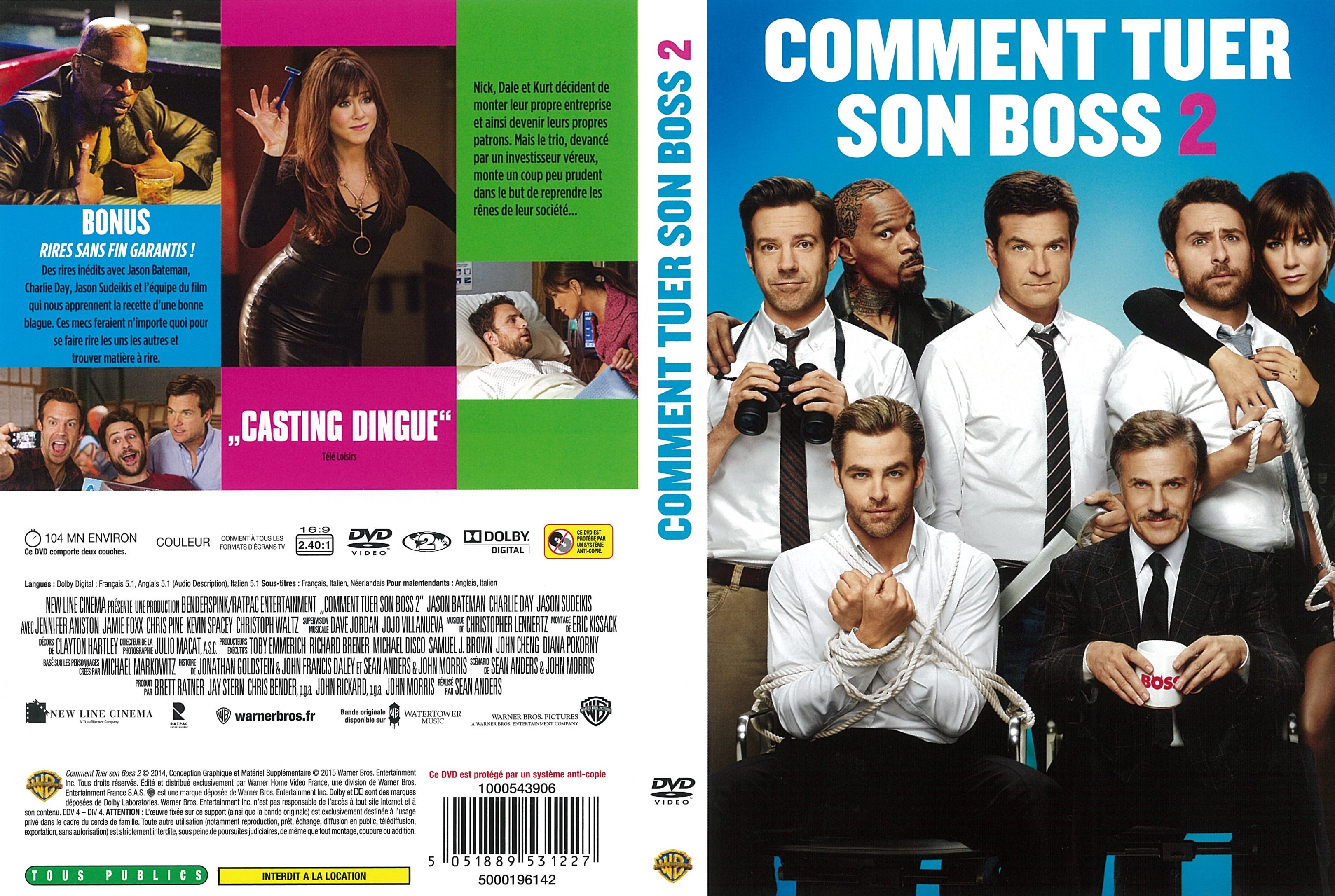 Jaquette DVD Comment tuer son boss 2