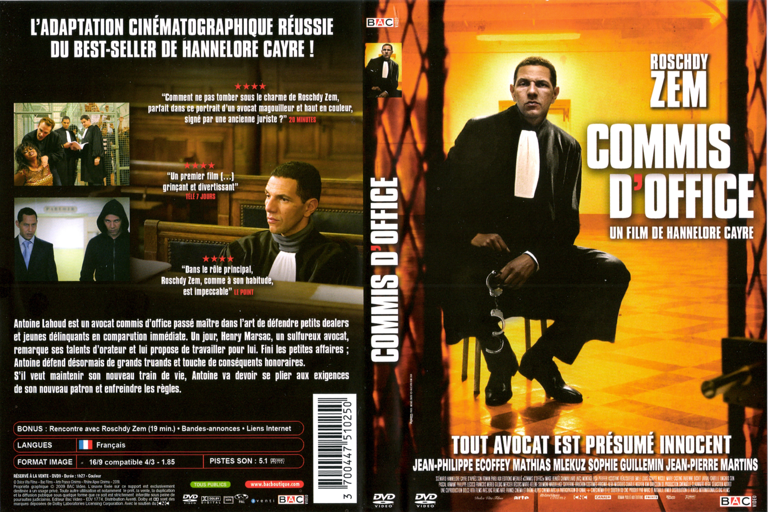 Jaquette DVD Commis d