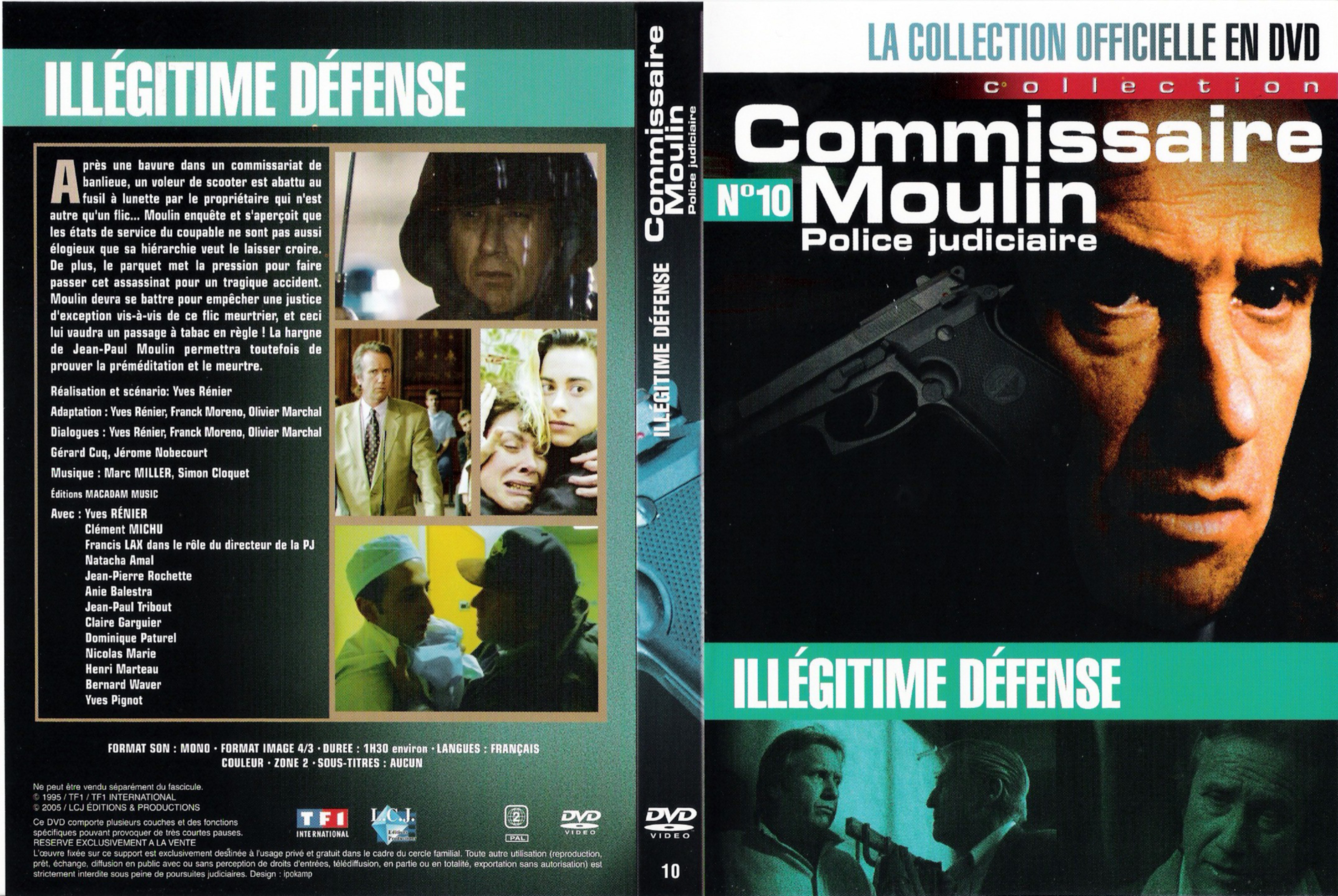 Jaquette DVD Commissaire Moulin - Illgitime dfense