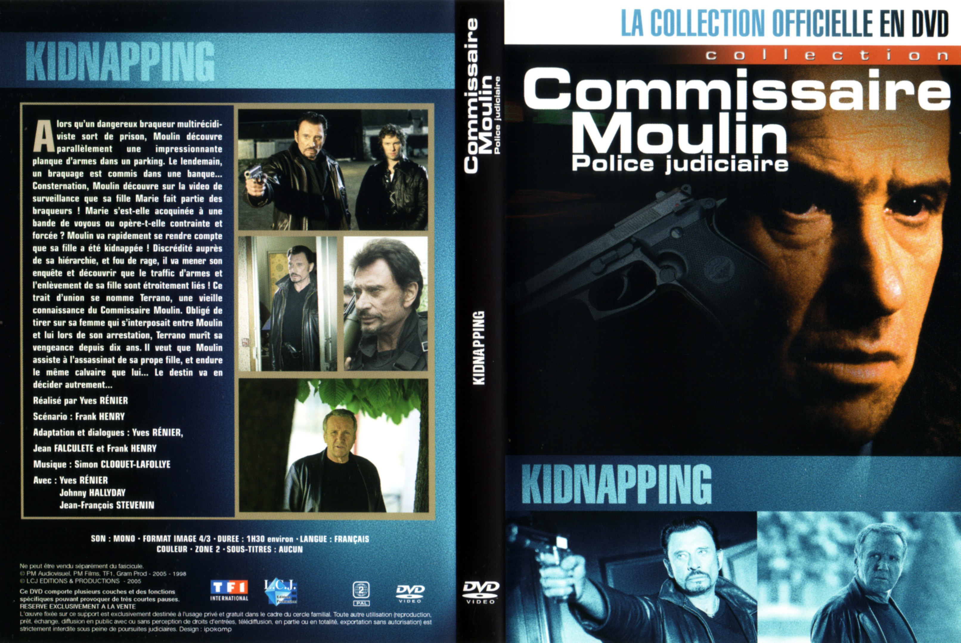 Jaquette DVD Commissaire Moulin - Kidnapping