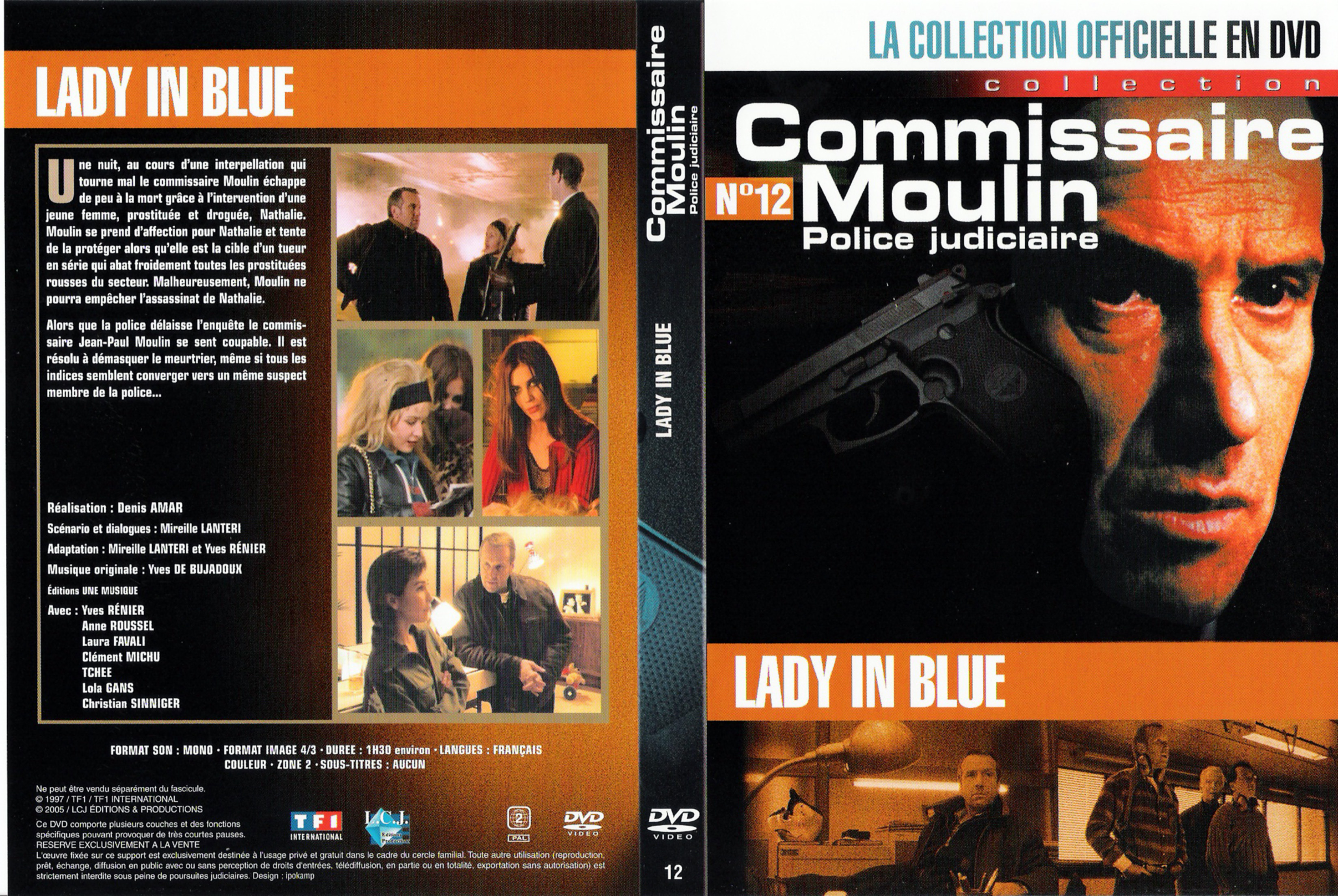 Jaquette DVD Commissaire Moulin - Lady in blue
