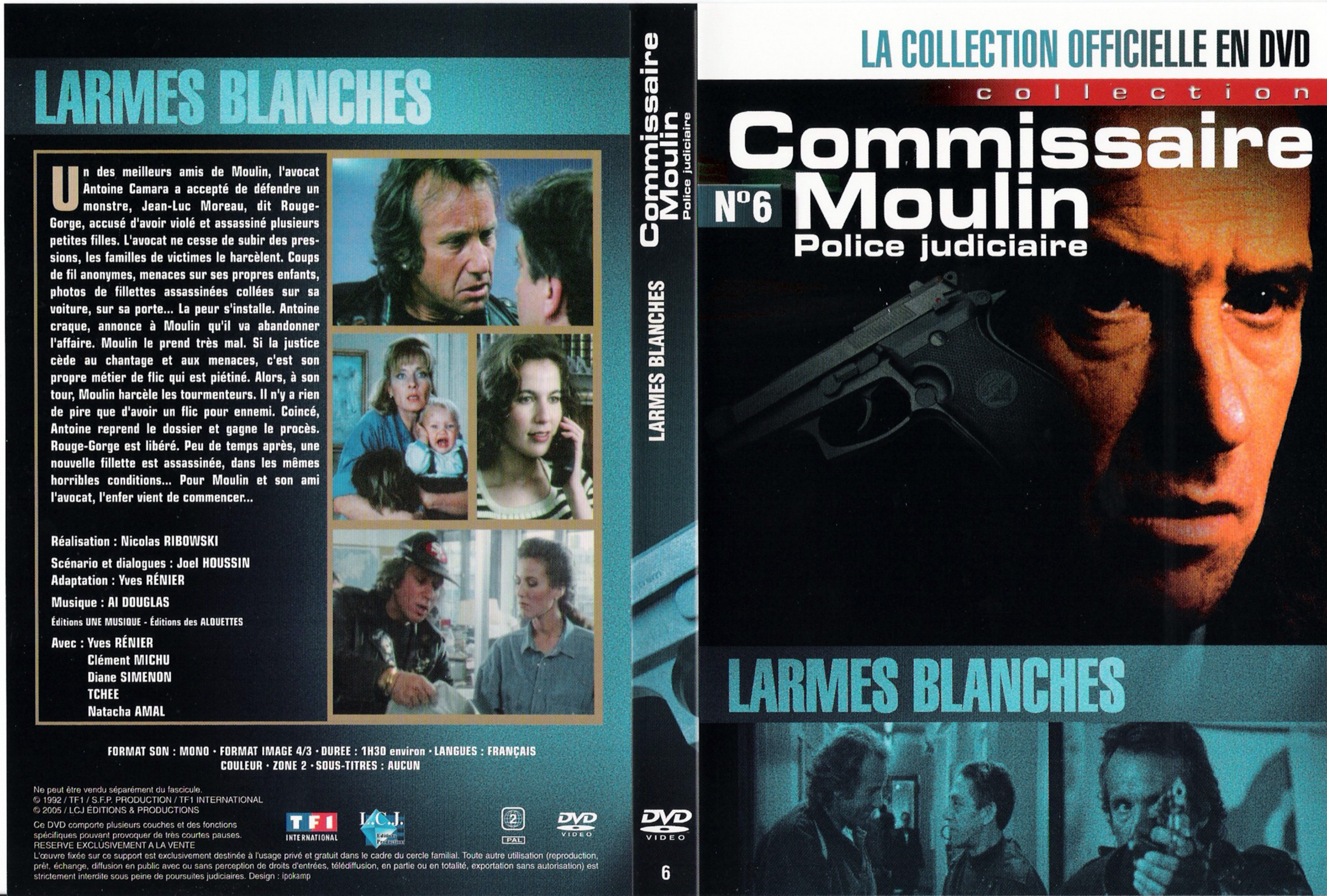 Jaquette DVD Commissaire Moulin - Larmes blanches