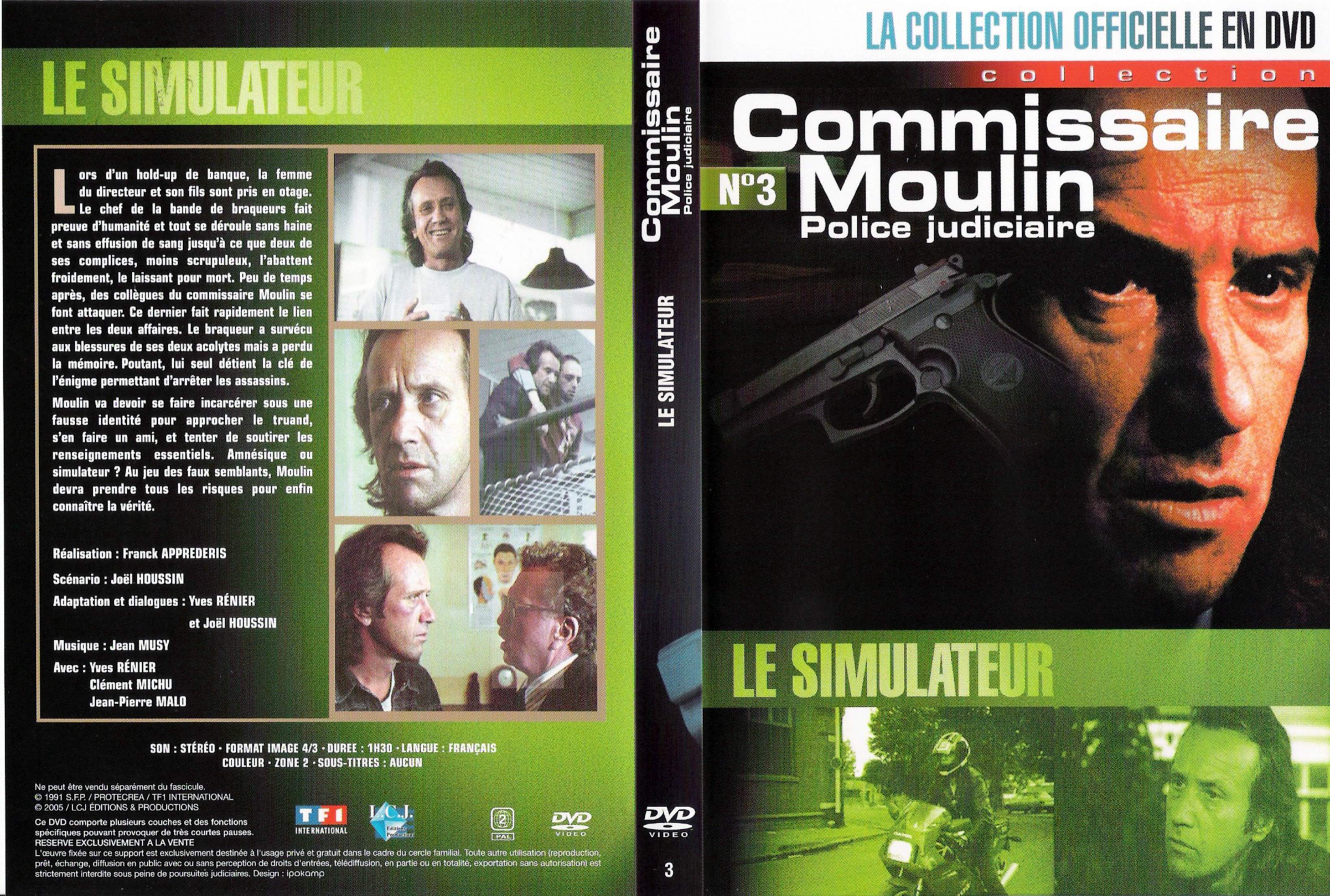 Jaquette DVD Commissaire Moulin - Le simulateur