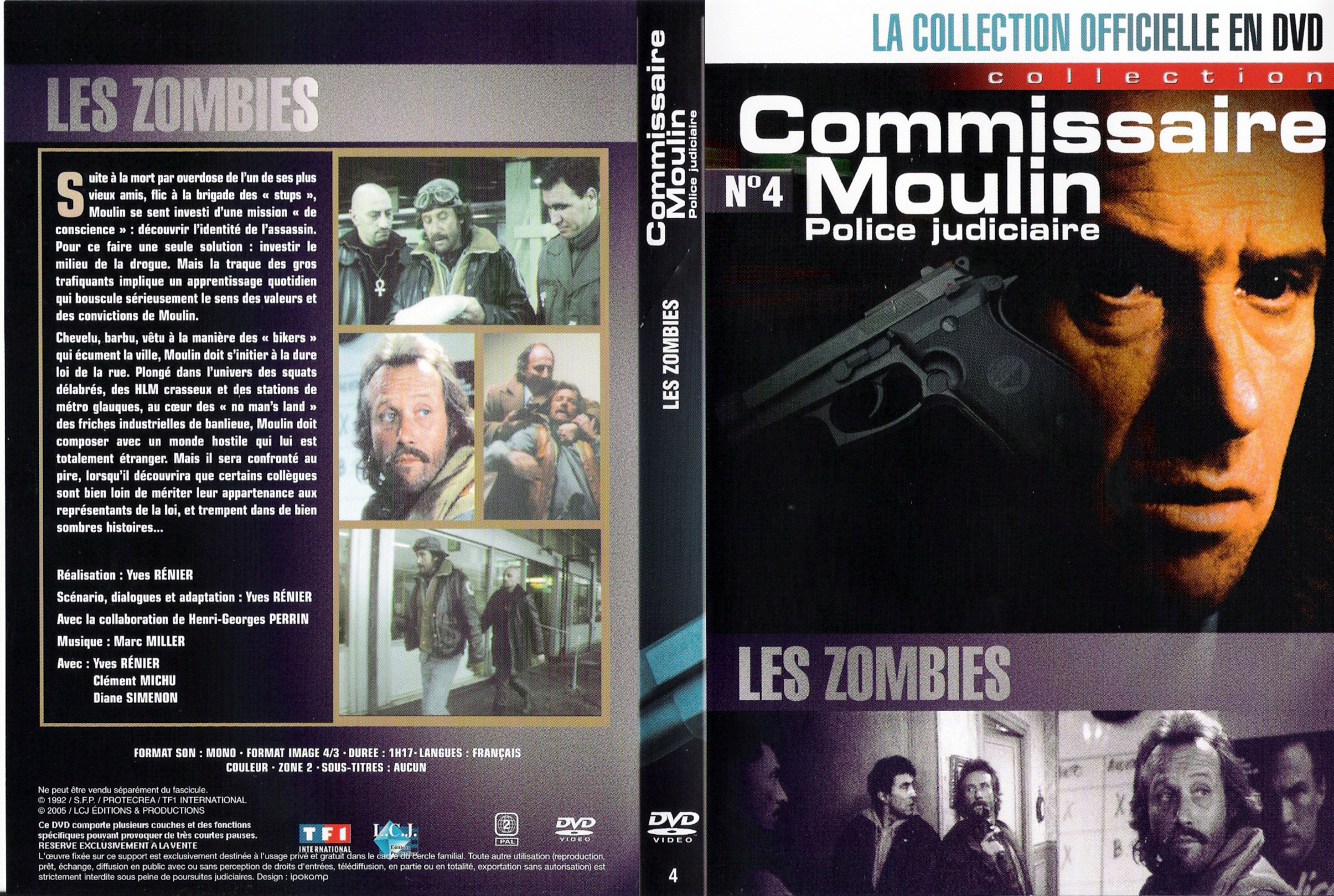 Jaquette DVD Commissaire Moulin - Les Zombies