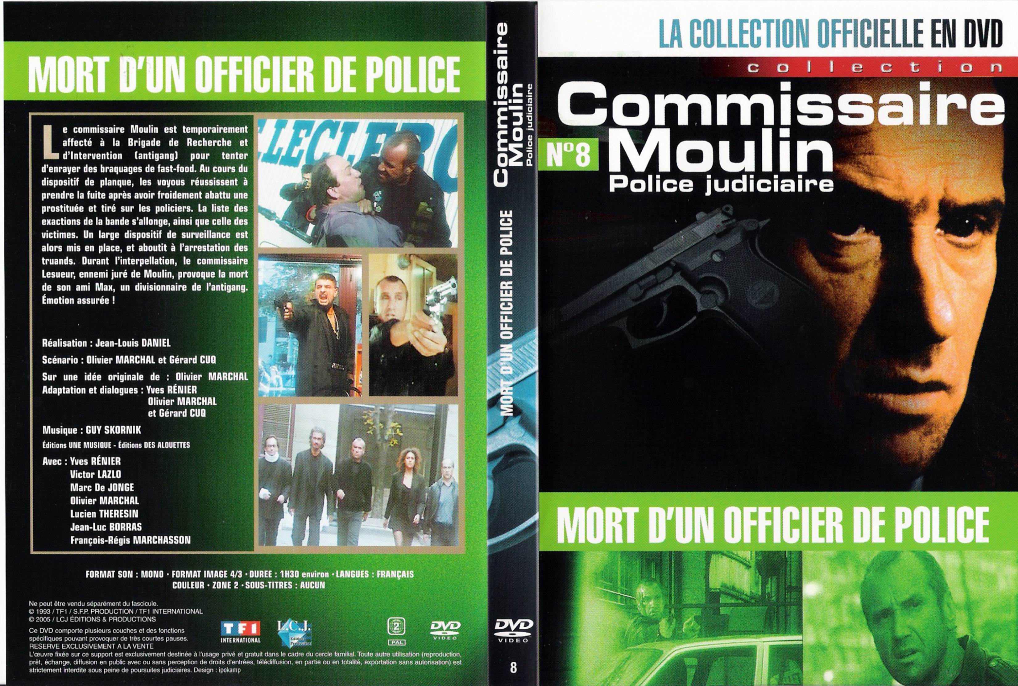Jaquette DVD Commissaire Moulin - Mort d