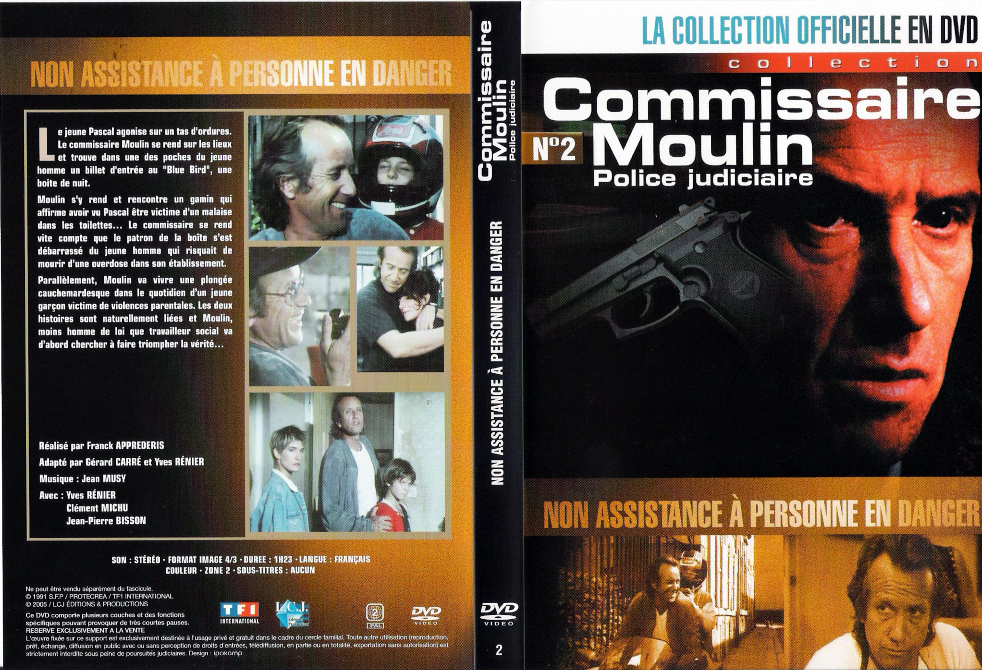 Jaquette DVD Commissaire Moulin - Non assistance  personne en danger
