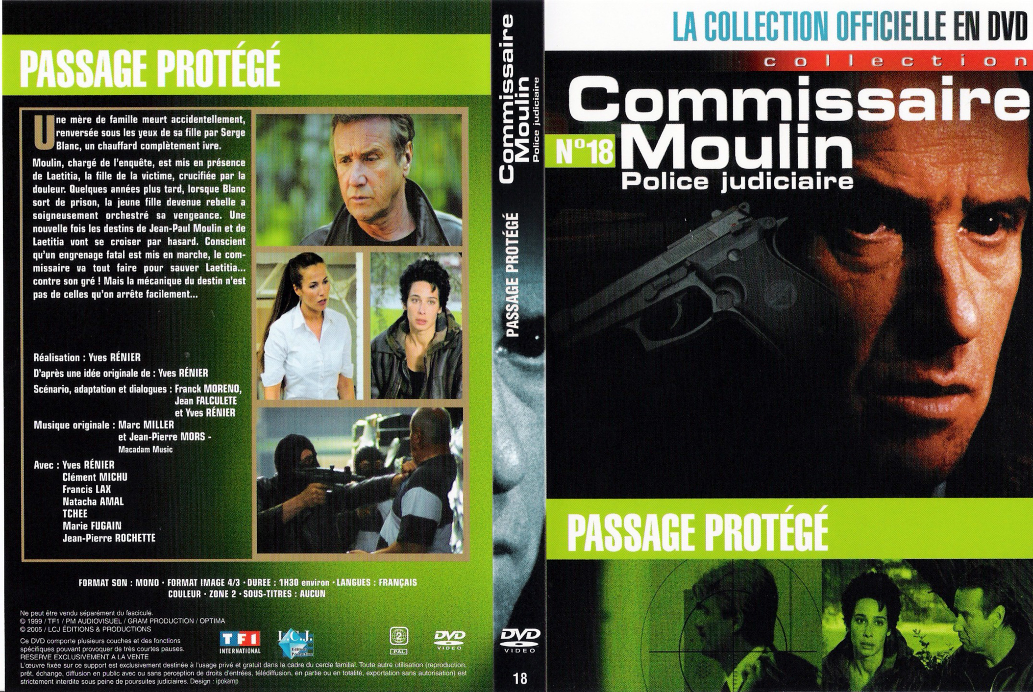 Jaquette DVD Commissaire Moulin - Passage protg
