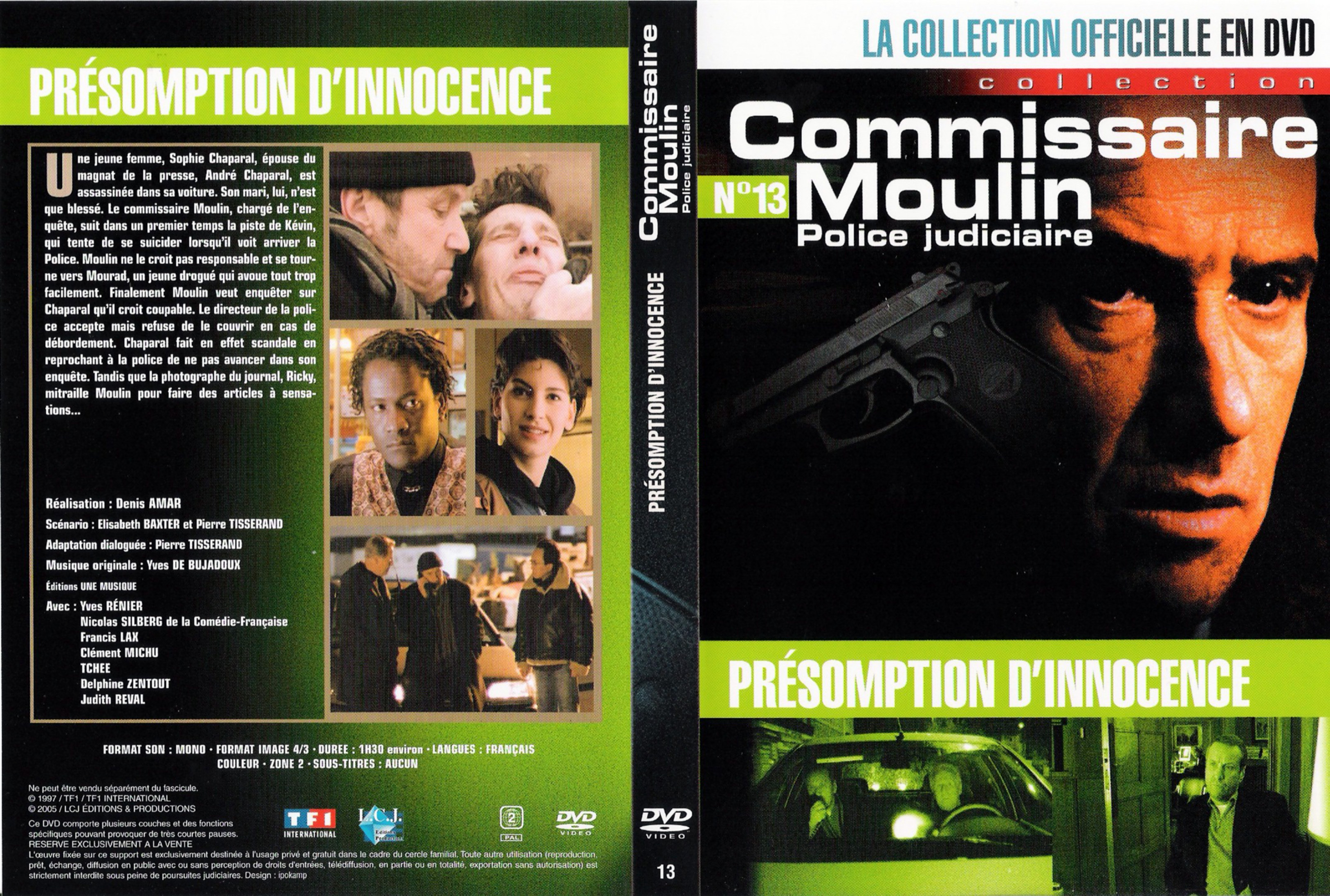 Jaquette DVD Commissaire Moulin - Prsomption d