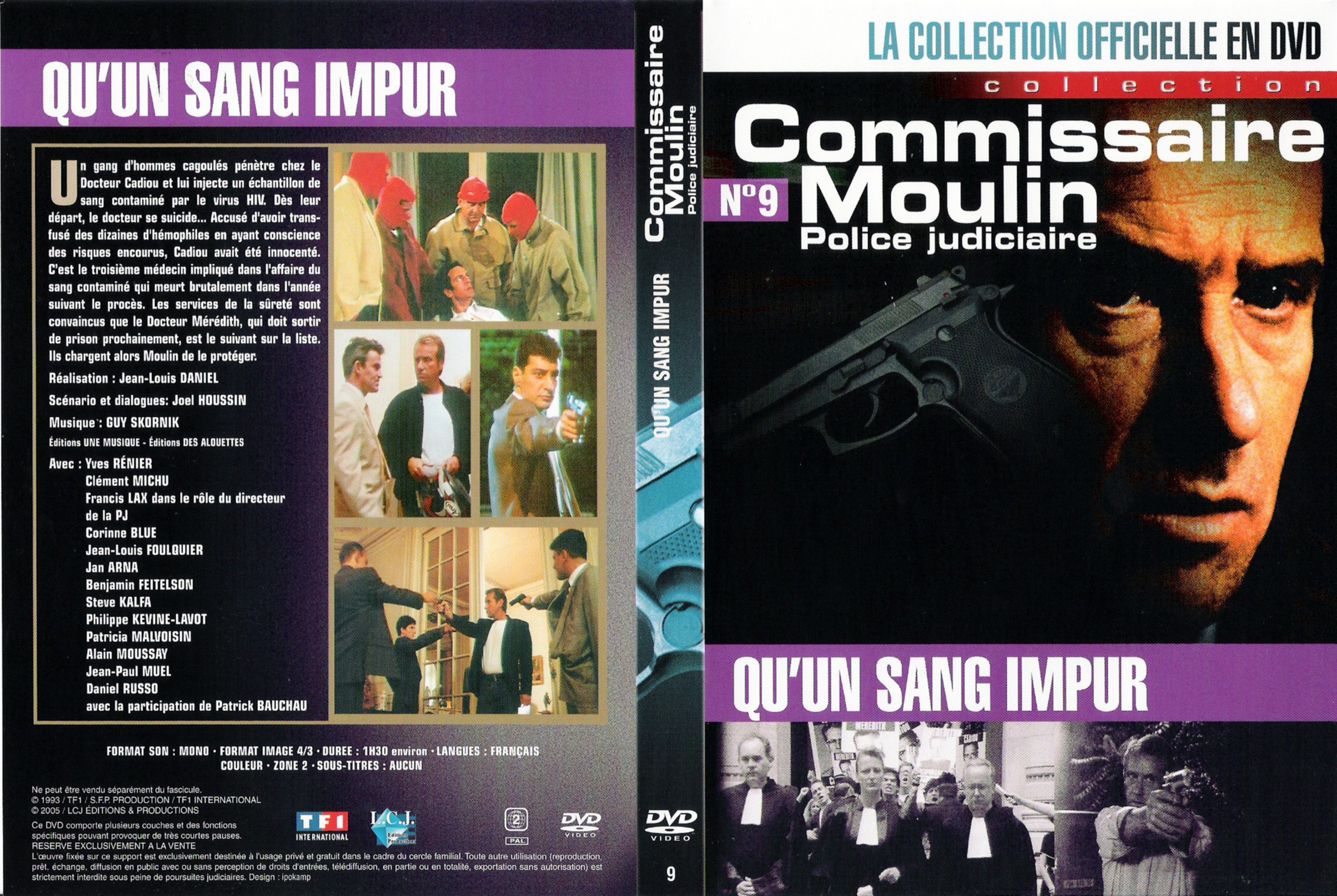 Jaquette DVD Commissaire Moulin - Qu